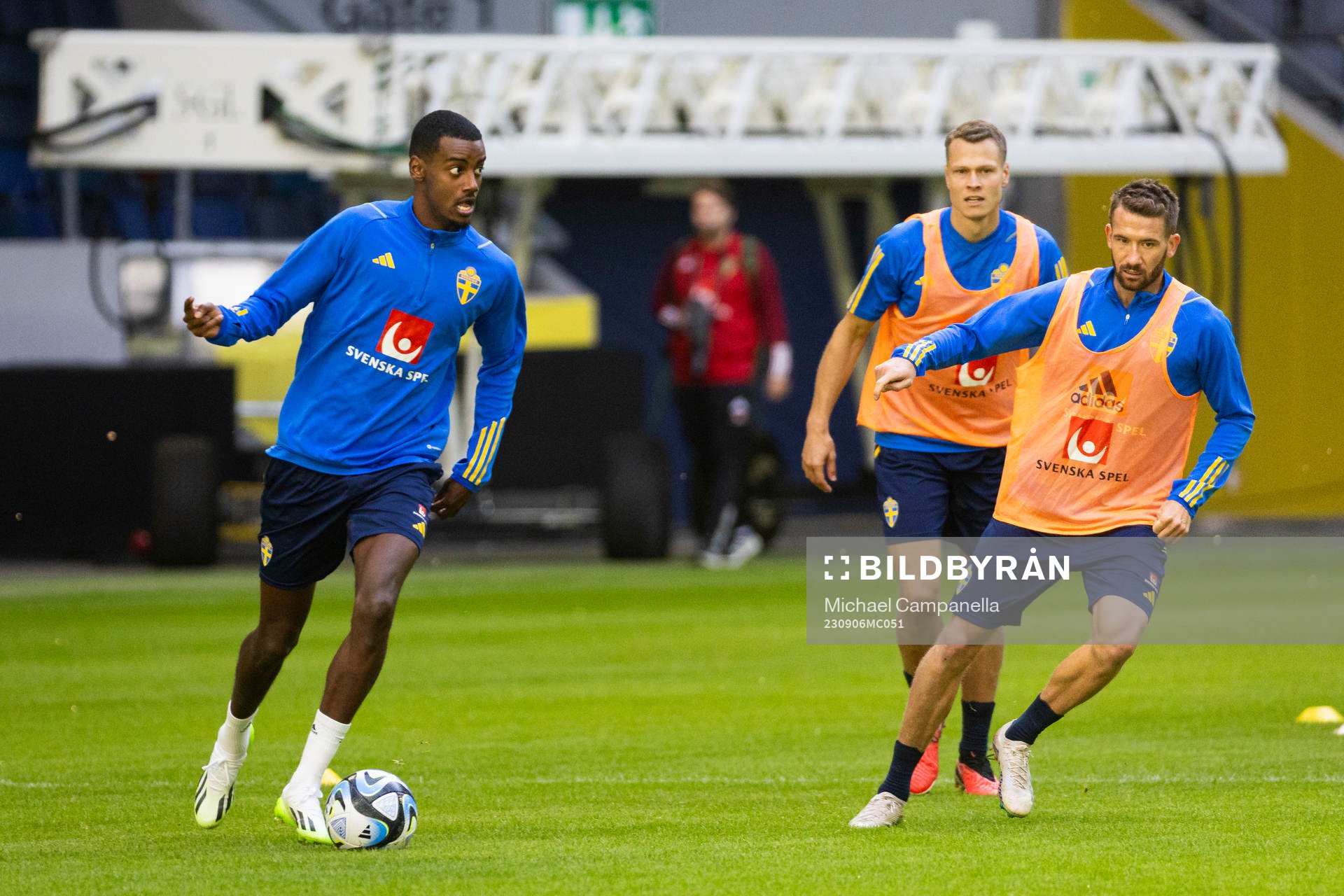 Alexander Isak, Viktor Claesson, and Marcus Rohdén of