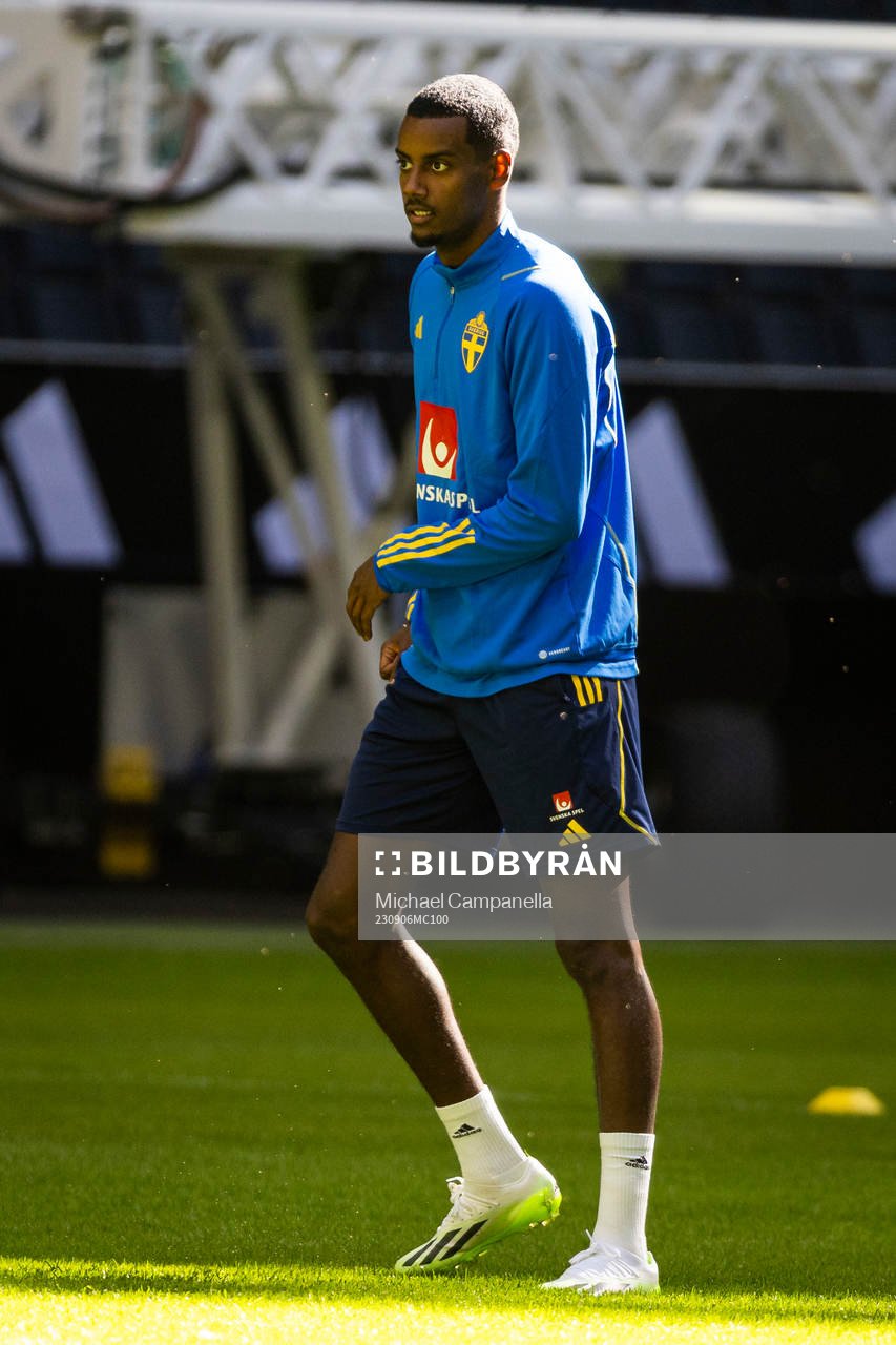 Alexander Isak of Sweden
