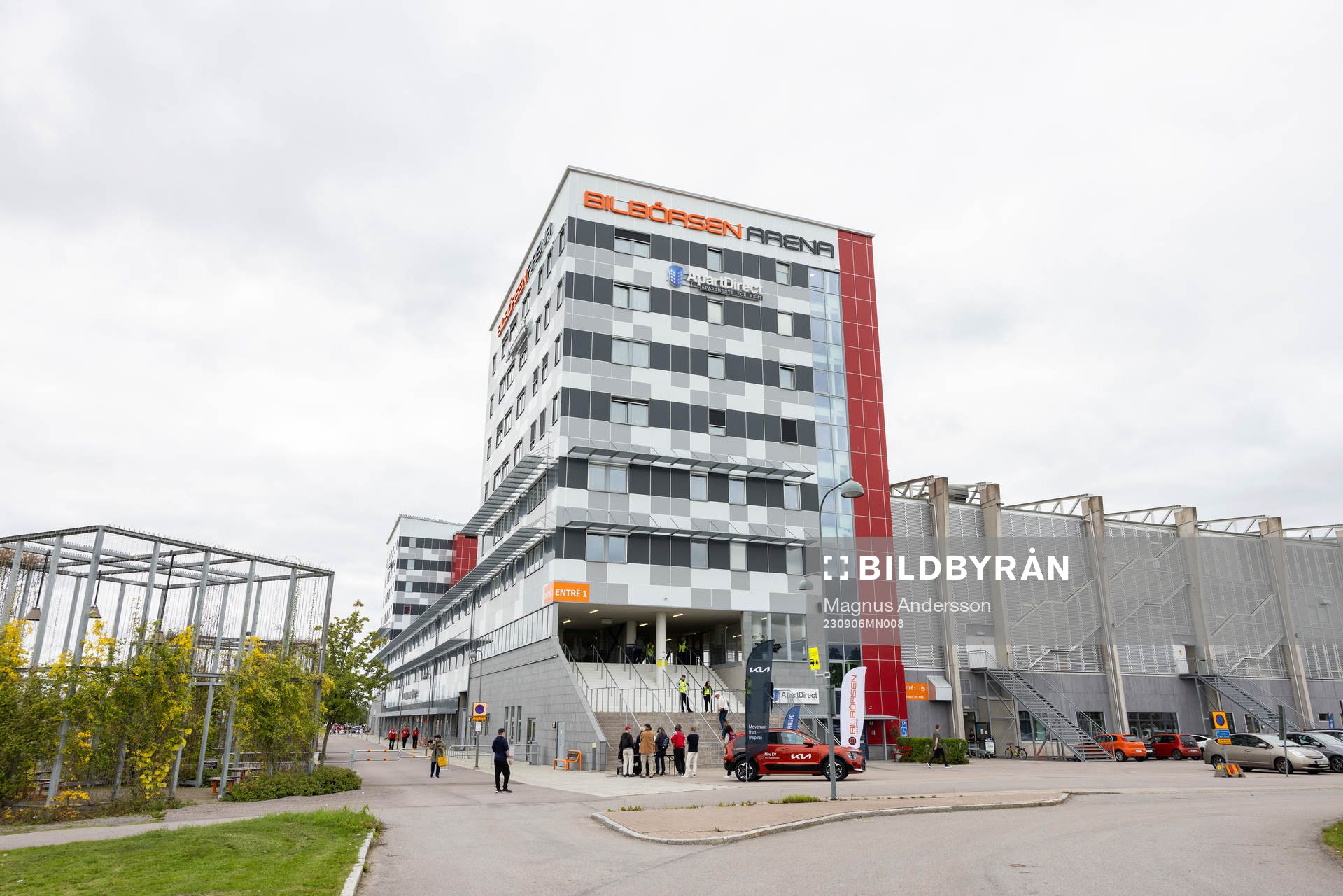 General view of Bilbörsen Arena