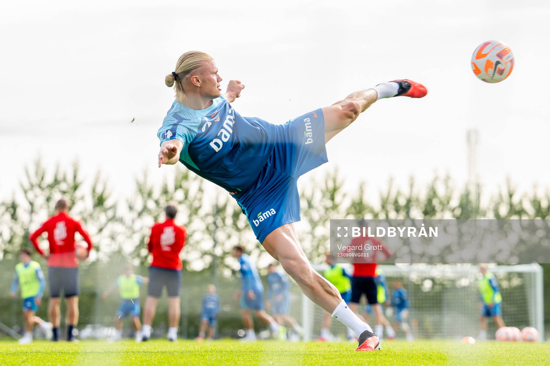 Erling Braut Haaland of the Norwegian national football team