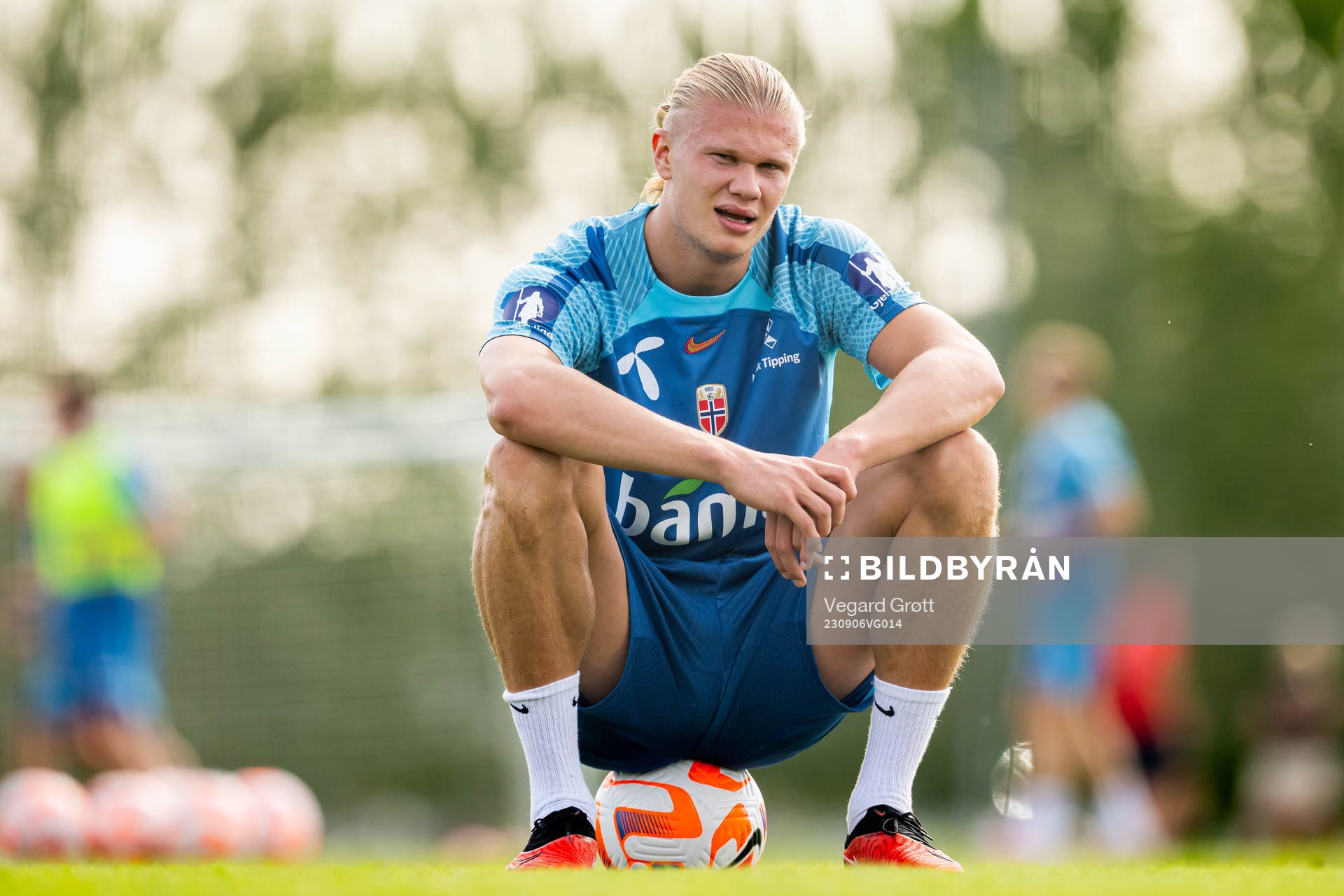 Erling Braut Haaland of the Norwegian national football team