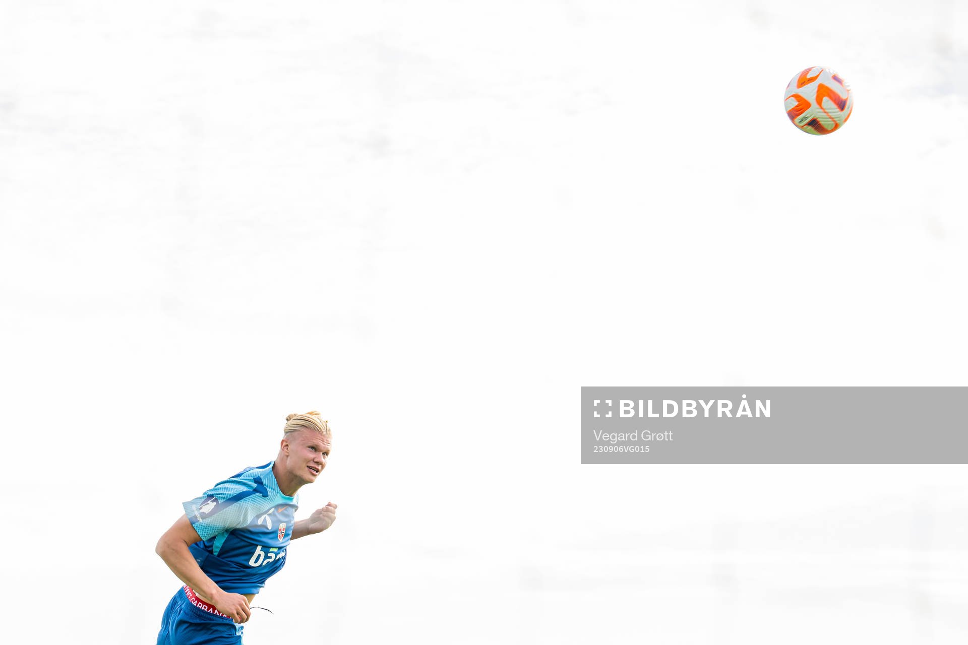 Erling Braut Haaland of the Norwegian national football team