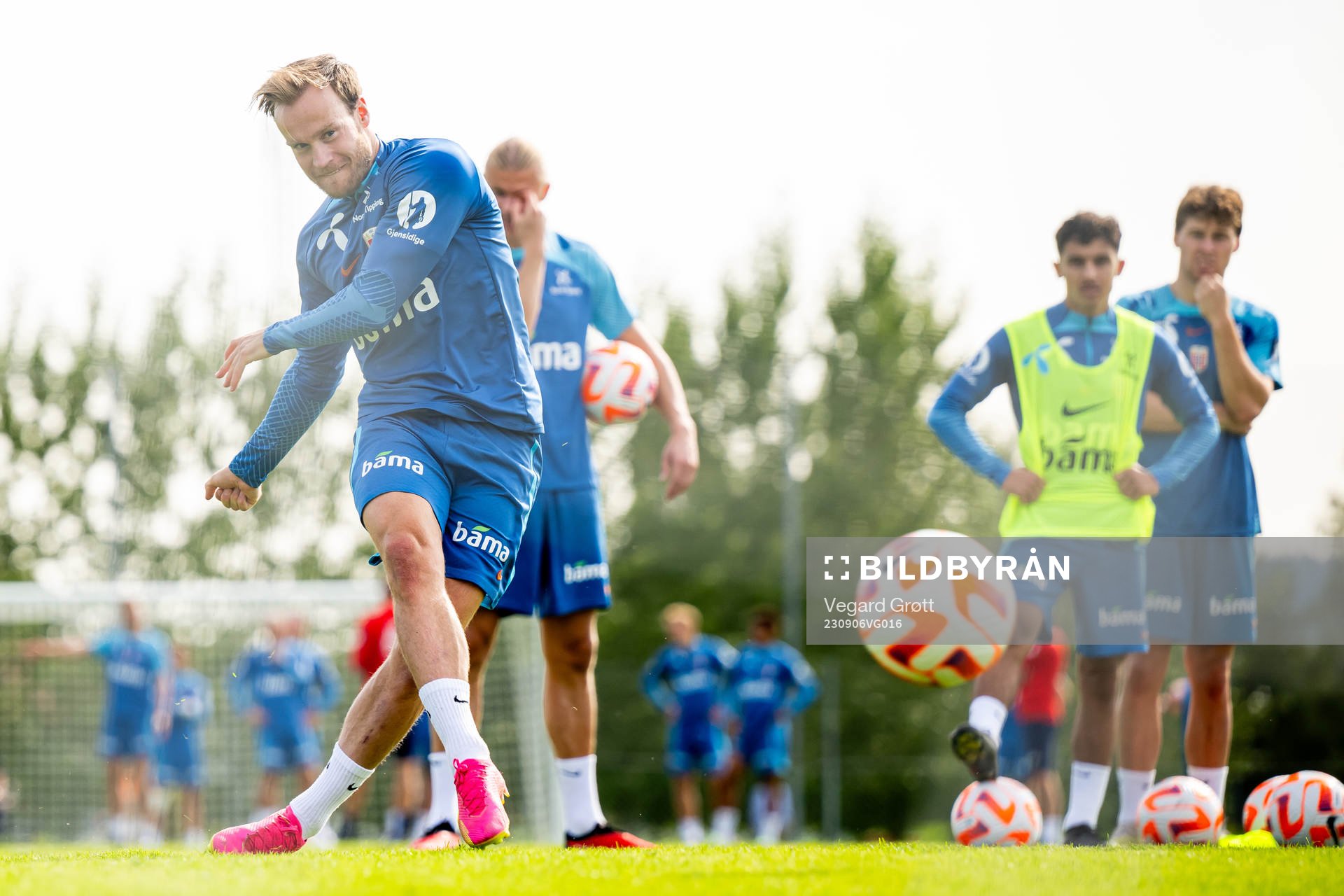 Bård Finne of the Norwegian national football team