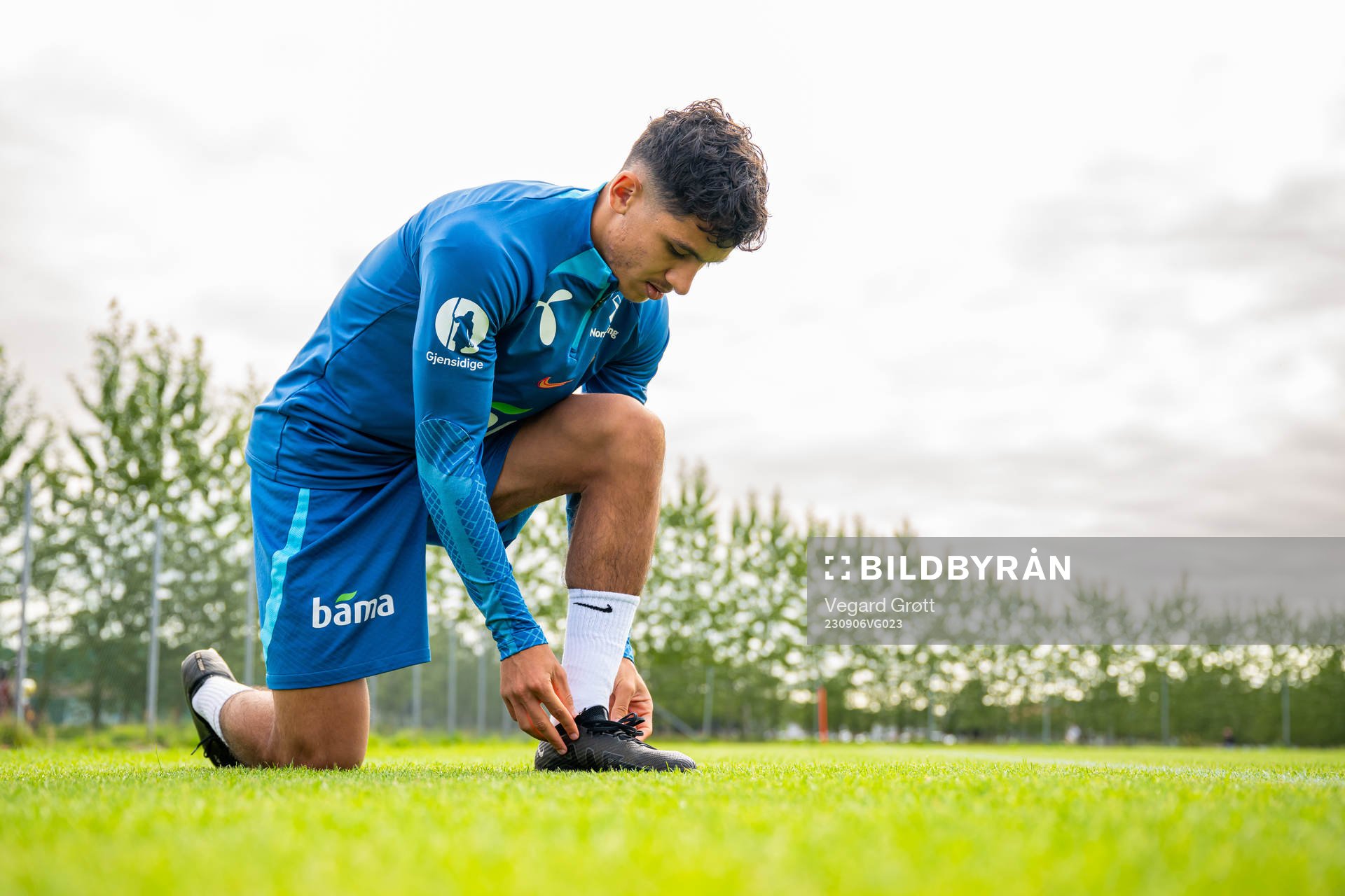 Osame Sahraoui of the Norwegian national football team