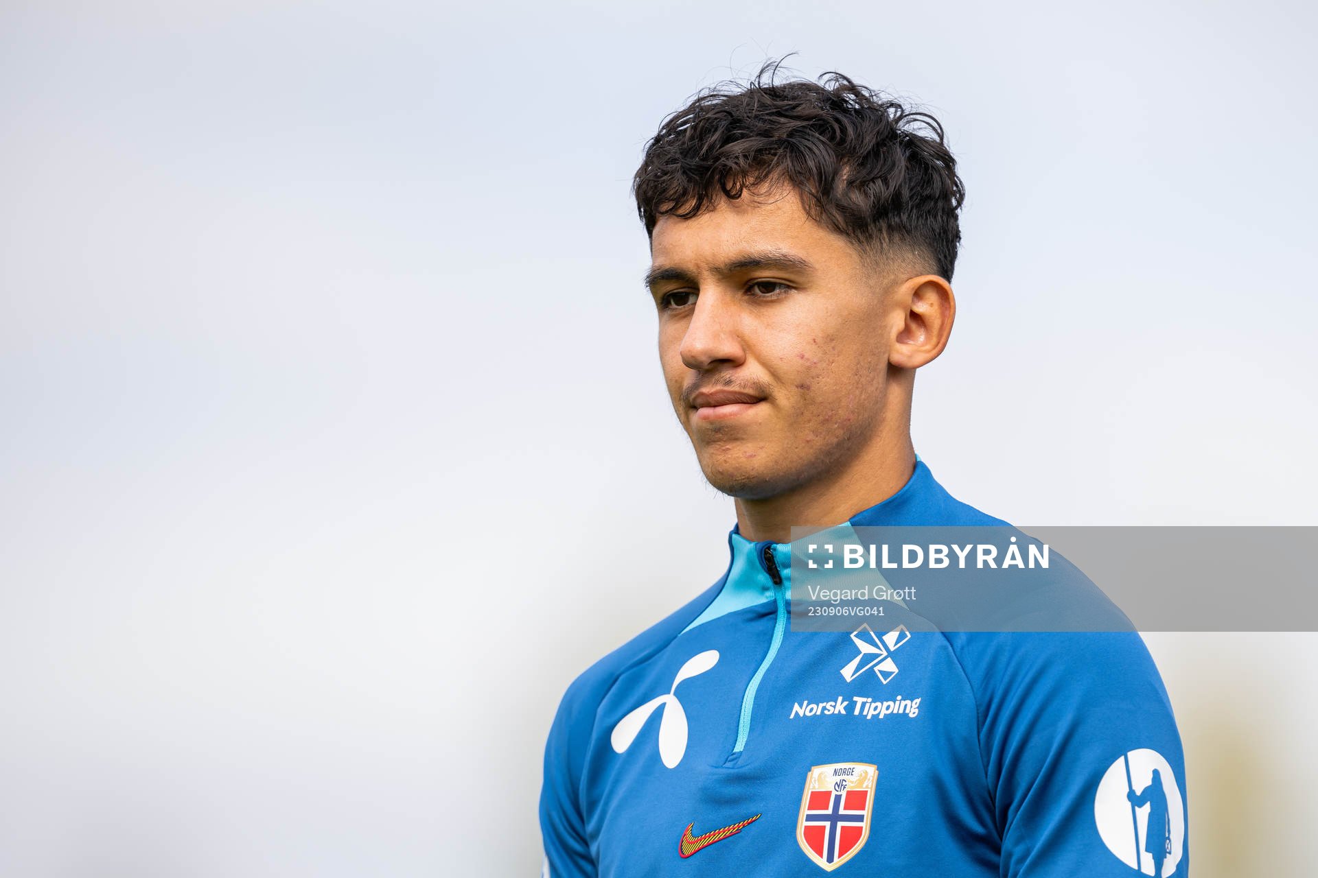 Osame Sahraoui of the Norwegian national football team