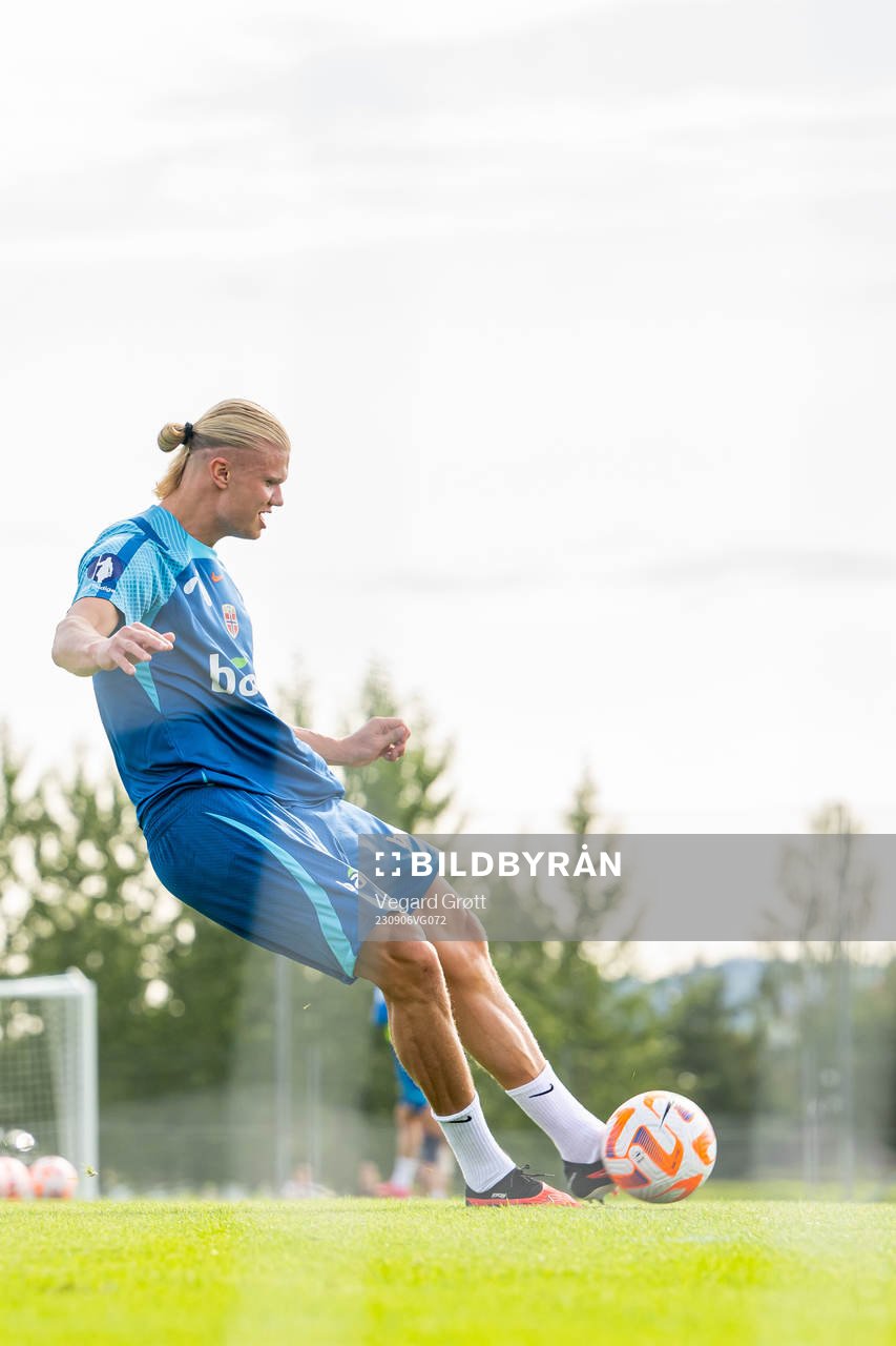 Erling Braut Haaland of the Norwegian national football team