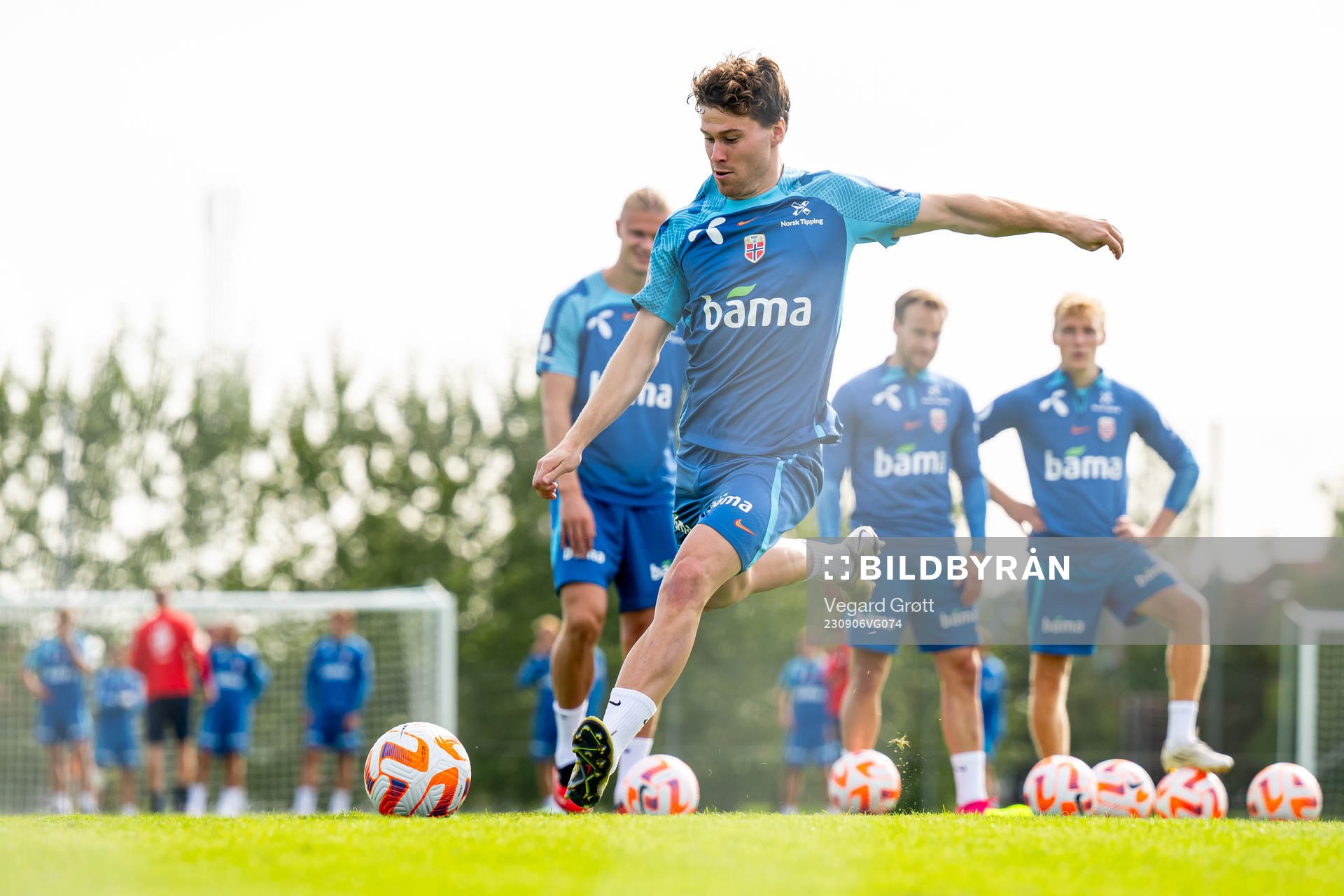 Emil Breivik of the Norwegian national football team