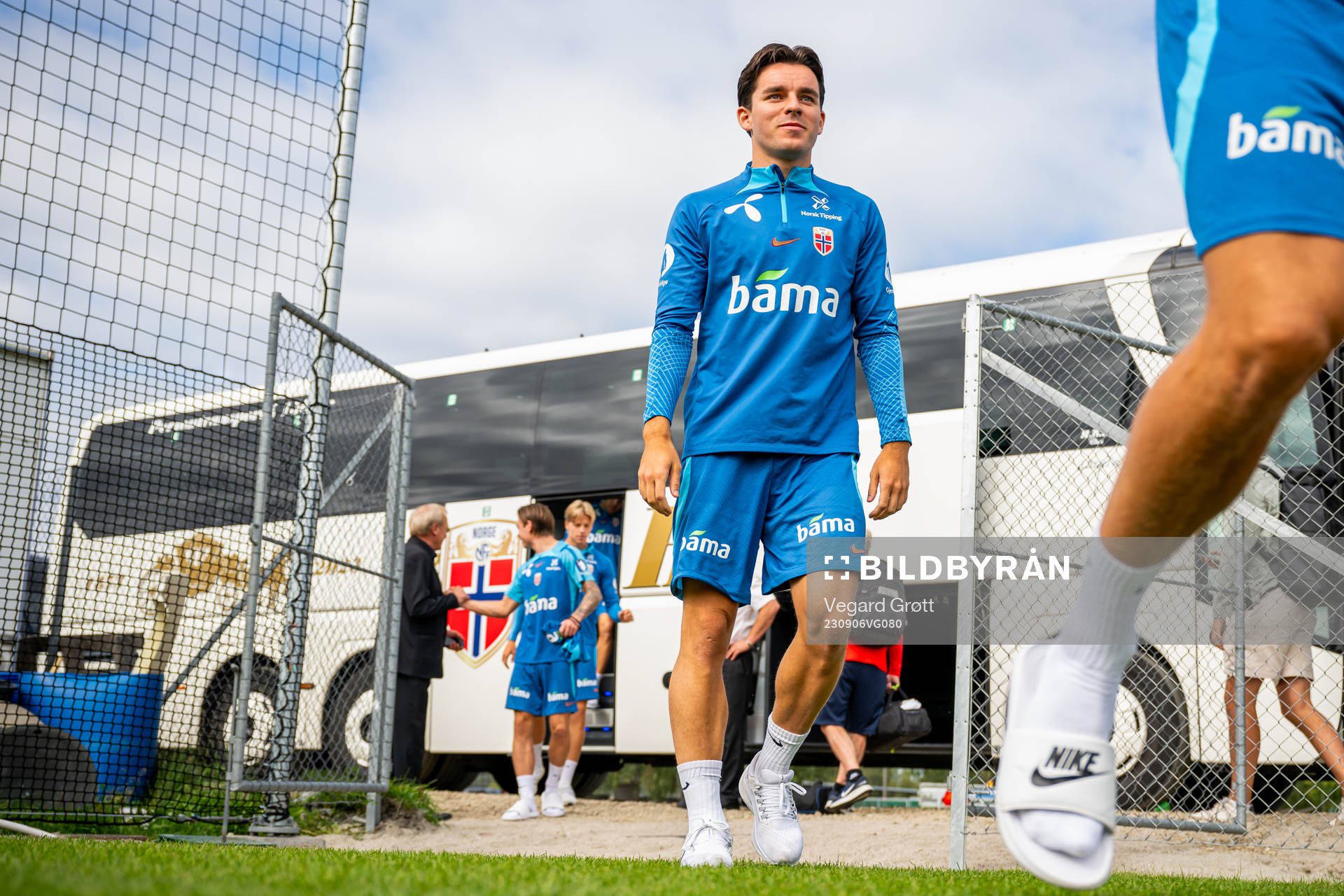Hugo Vetlesen of the Norwegian national football team