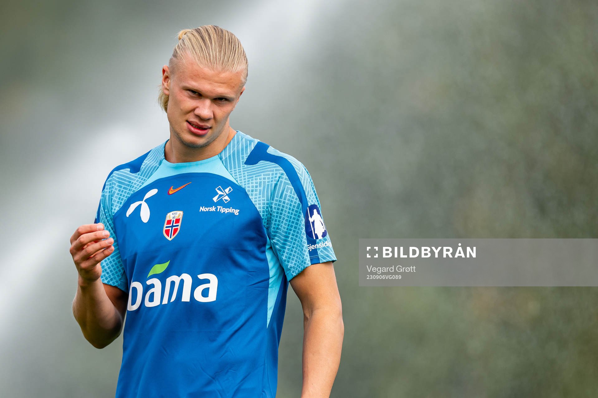 Erling Braut Haaland of the Norwegian national football team