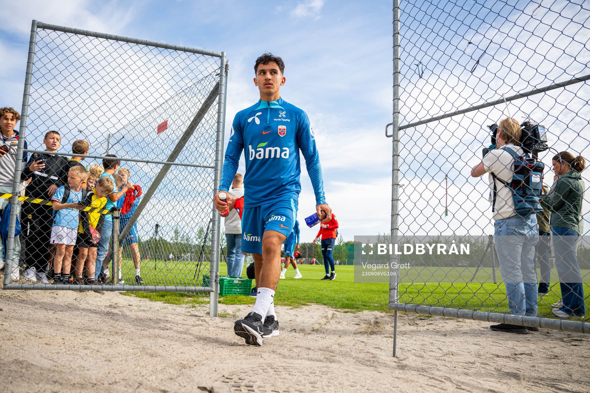 Osame Sahraoui of the Norwegian national football team