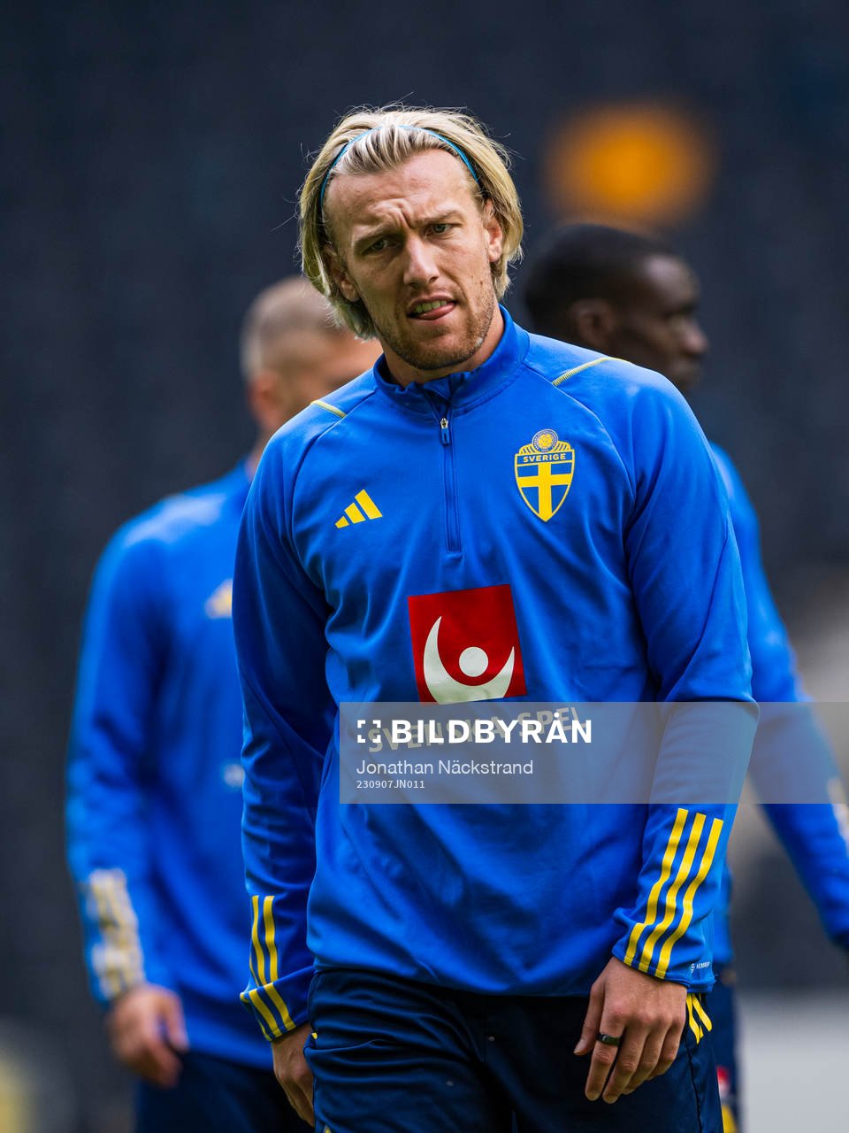 Emil Forsberg of the Swedish national football team