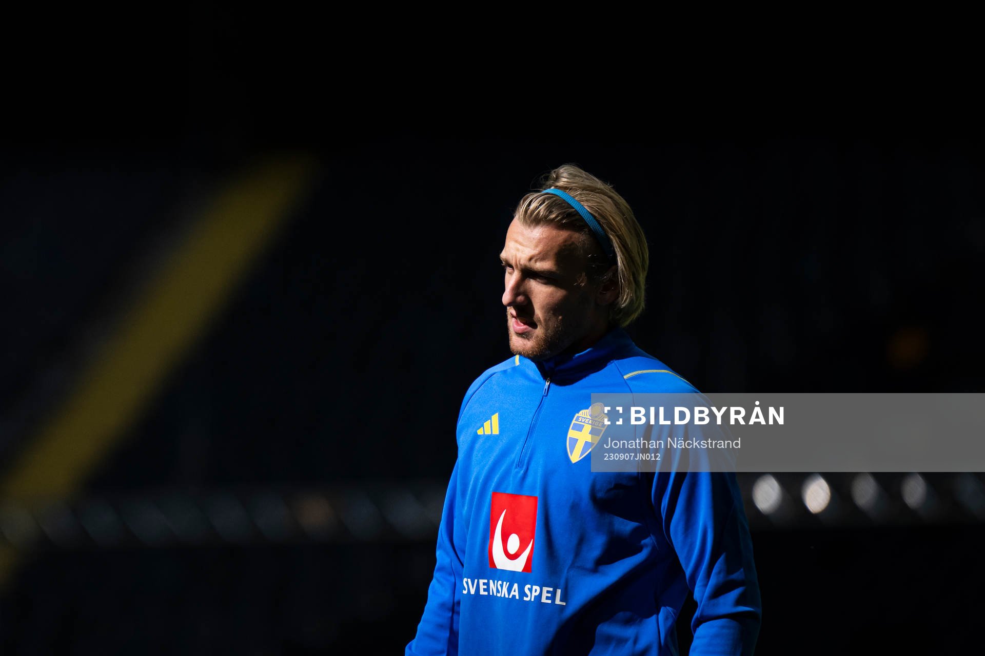 Emil Forsberg of the Swedish national football team