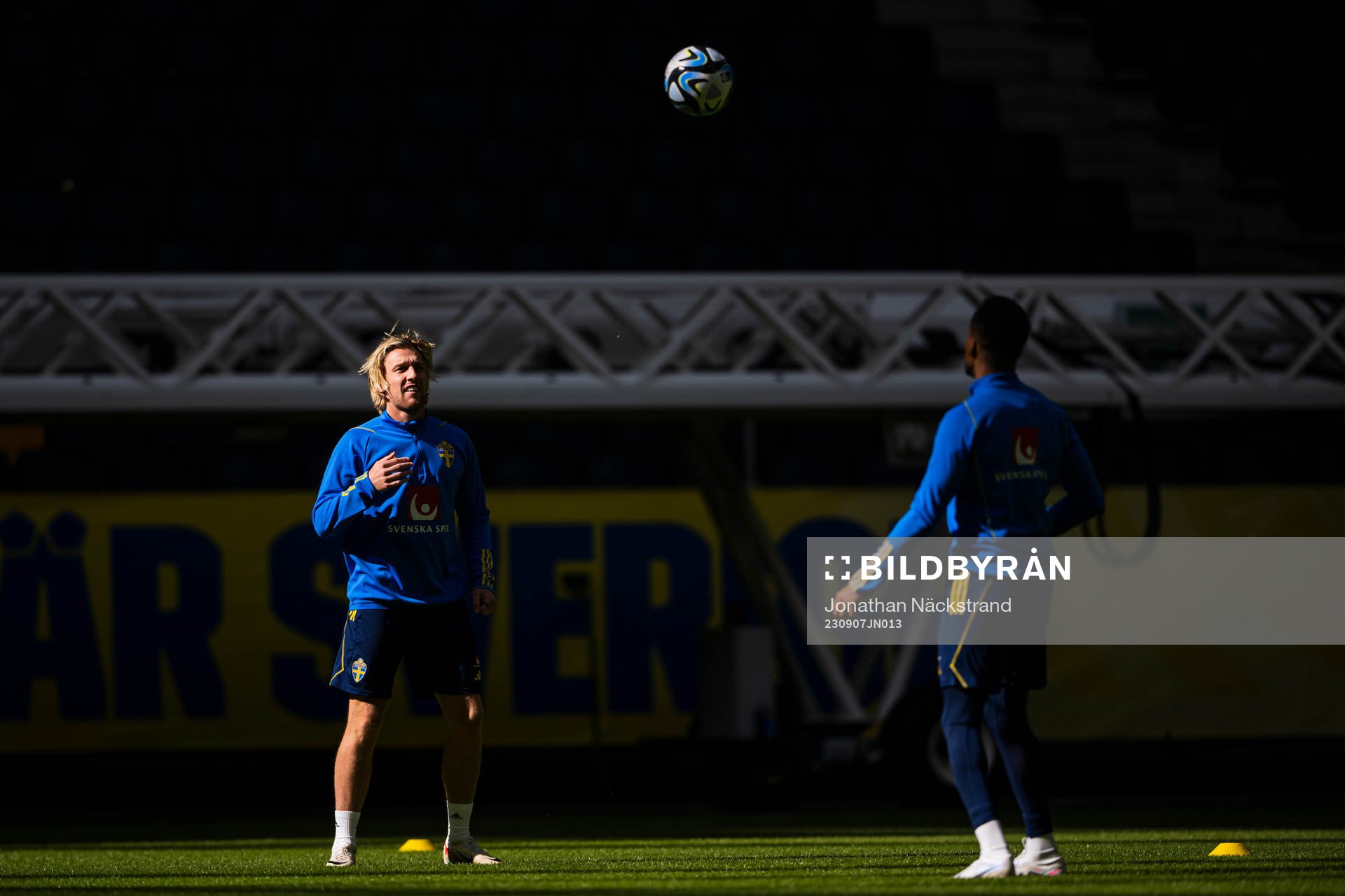 Emil Forsberg of the Swedish national football team