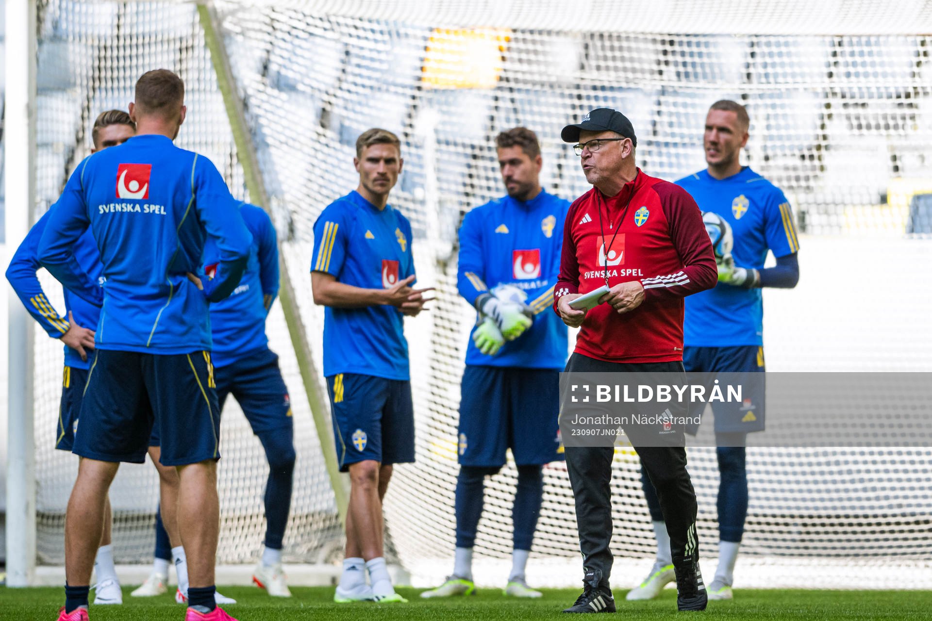 Head coach Janne Andersson of the Swedish national football