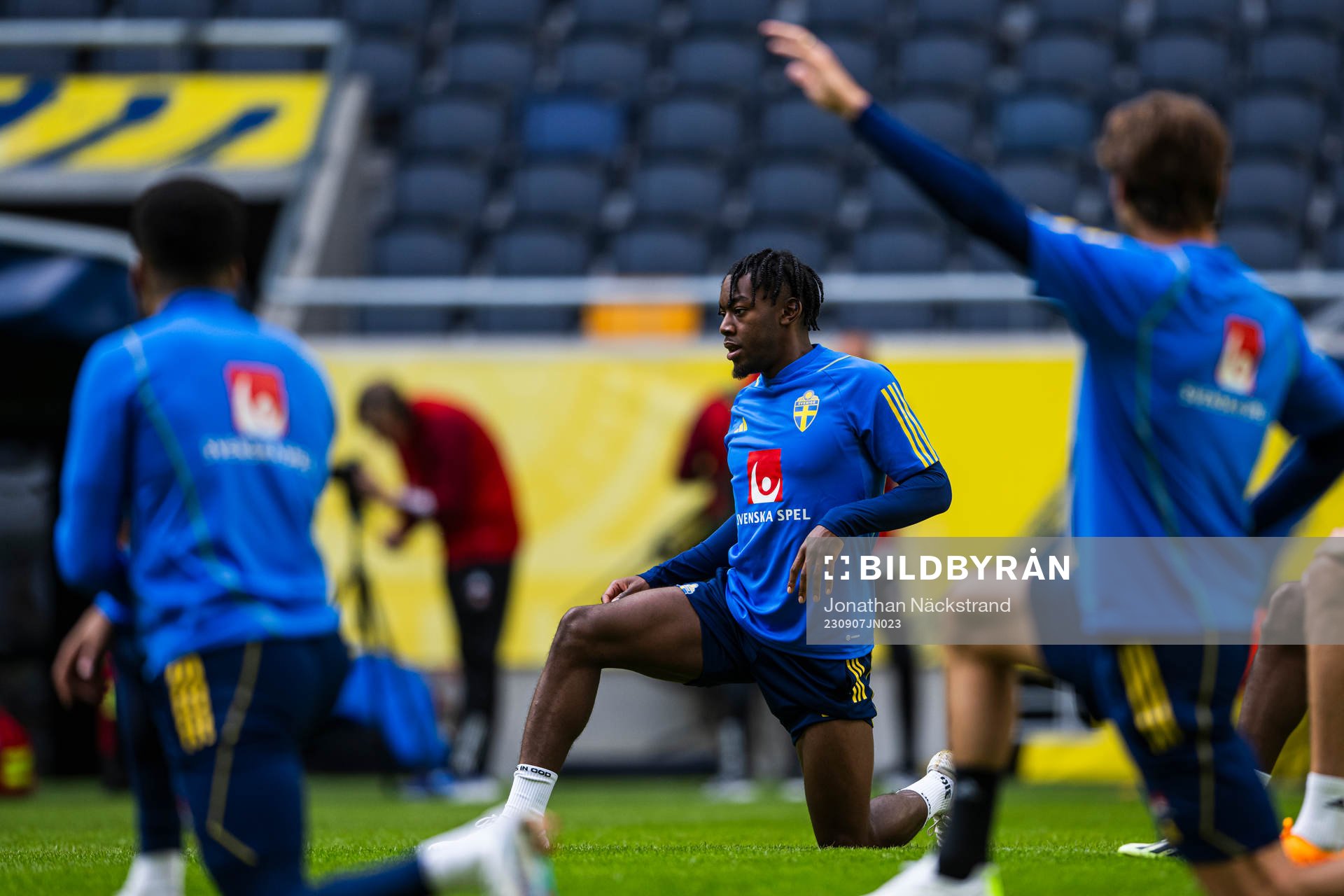 Anthony Elanga of the Swedish national football team