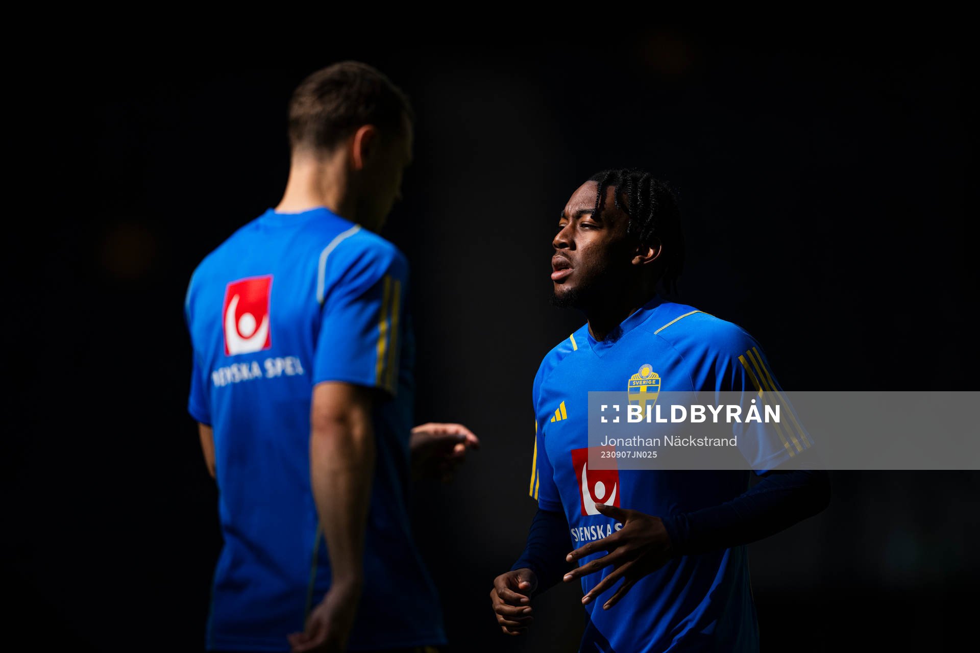 Anthony Elanga of the Swedish national football team