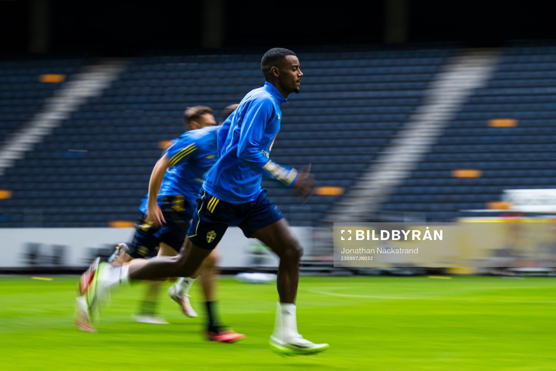 Alexander Isak of the Swedish national football team