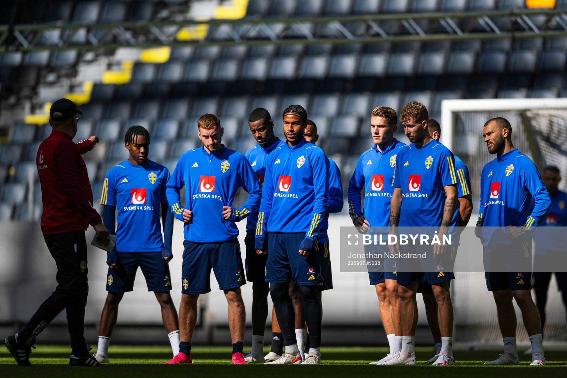 Anthony Elanga, Dejan Kulusevski, Alexander Isak, Jens