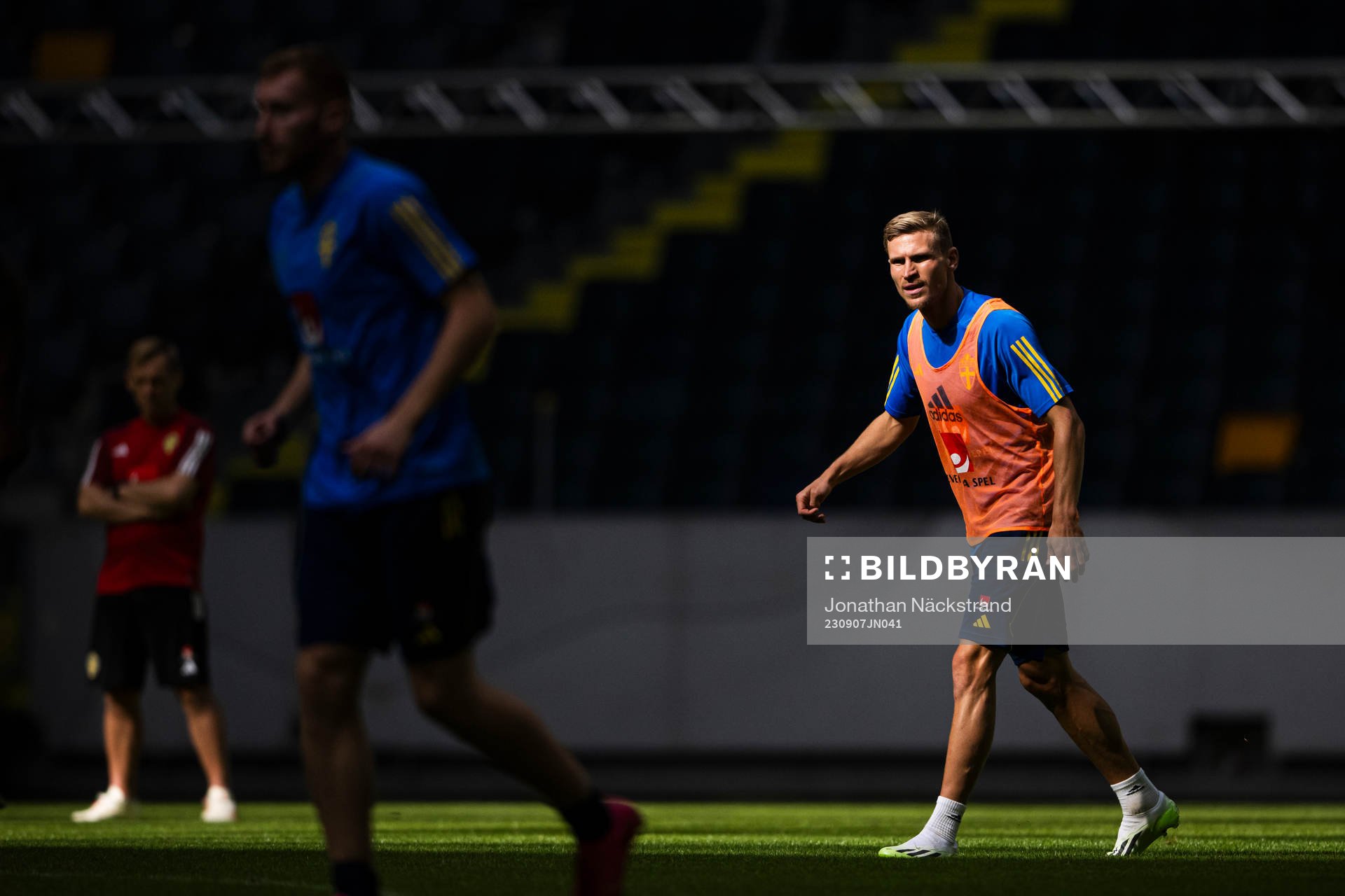 Carl Starfelt of the Swedish national football team