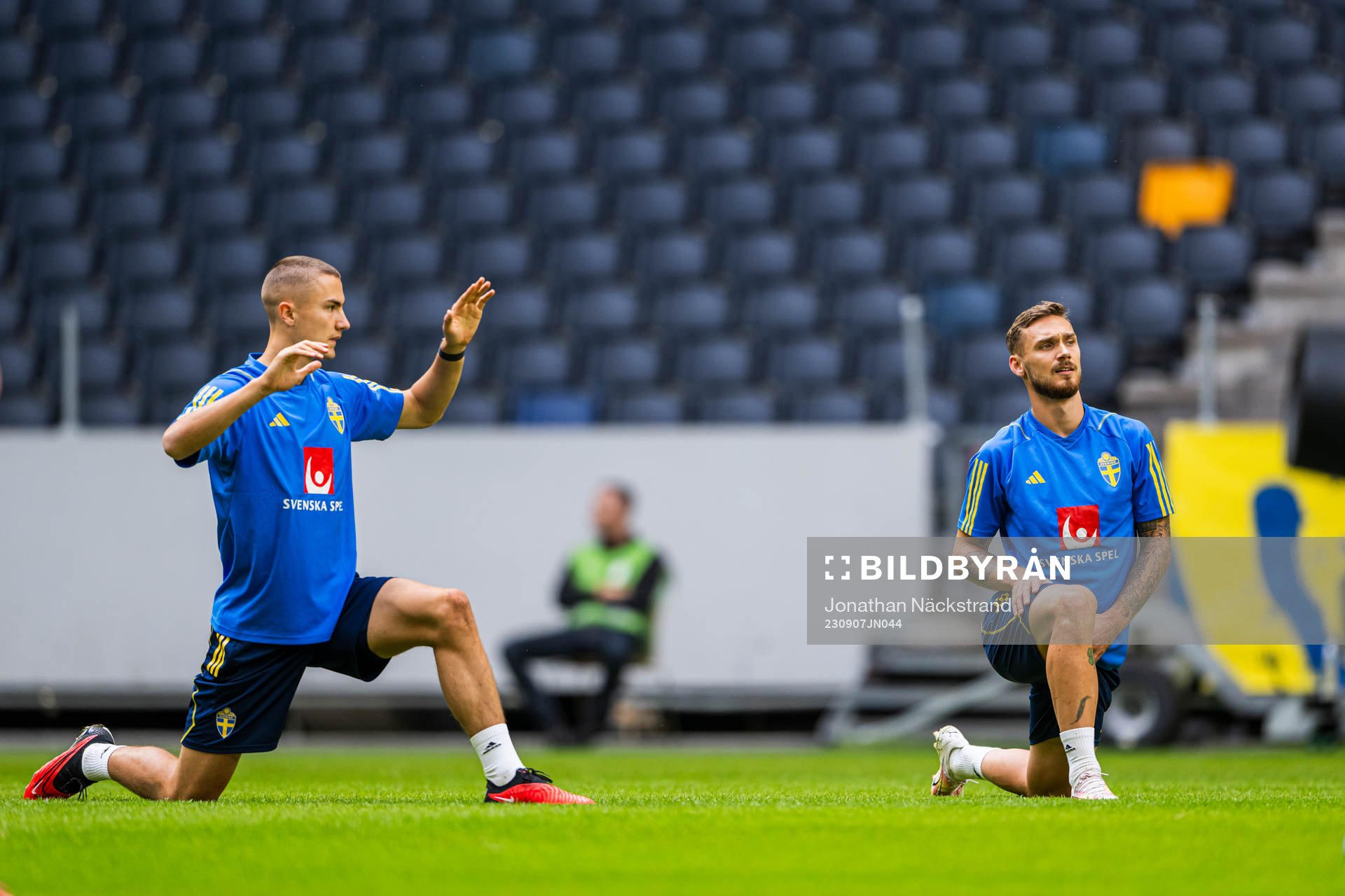 Gustaf Lagerbielke and Carl Starfelt of the Swedish