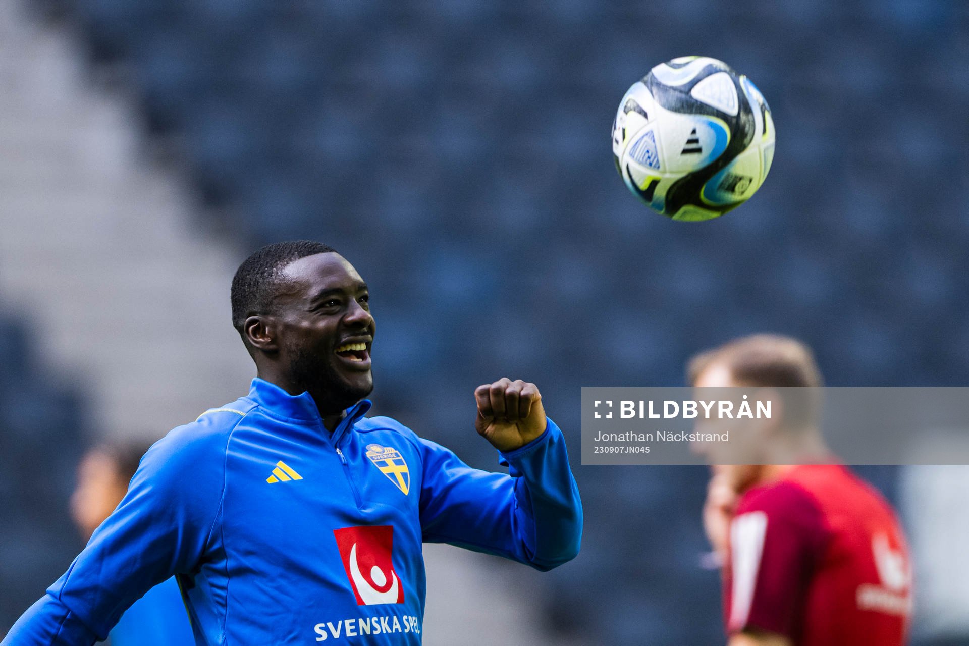 Ken Sema of the Swedish national football team