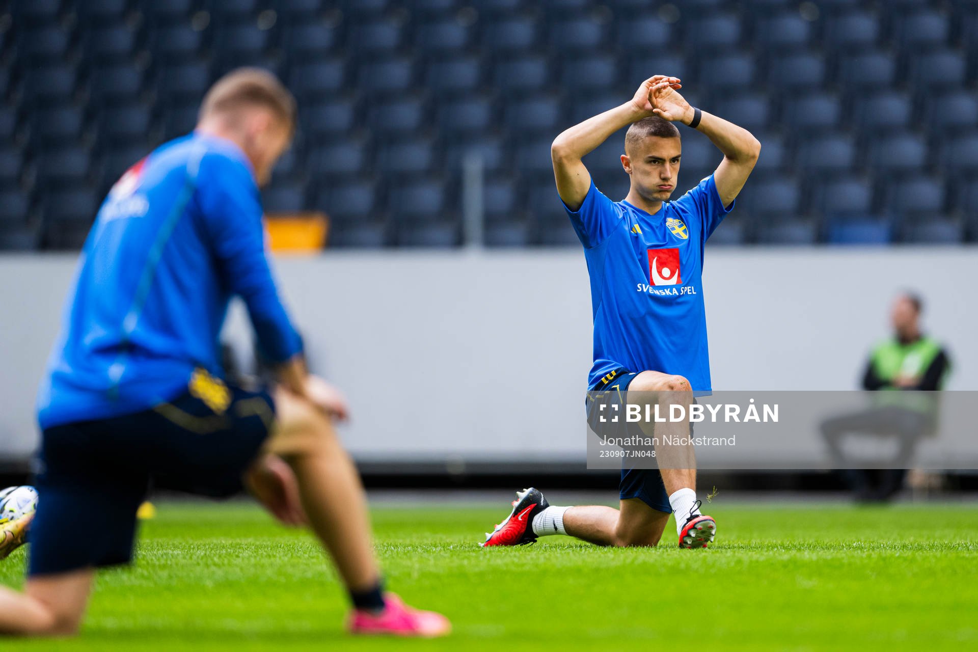 Gustaf Lagerbielke of the Swedish national football team