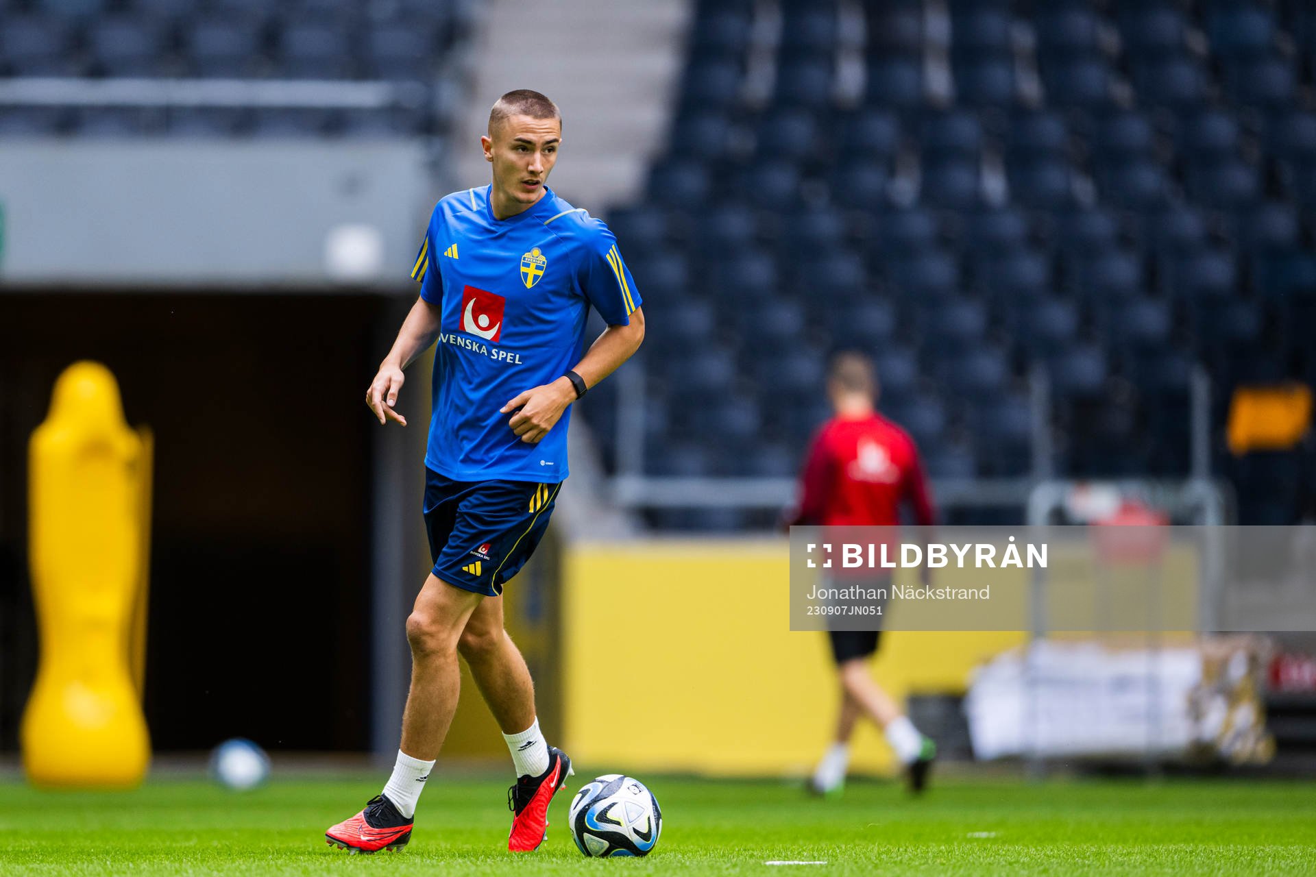 Gustaf Lagerbielke of the Swedish national football team