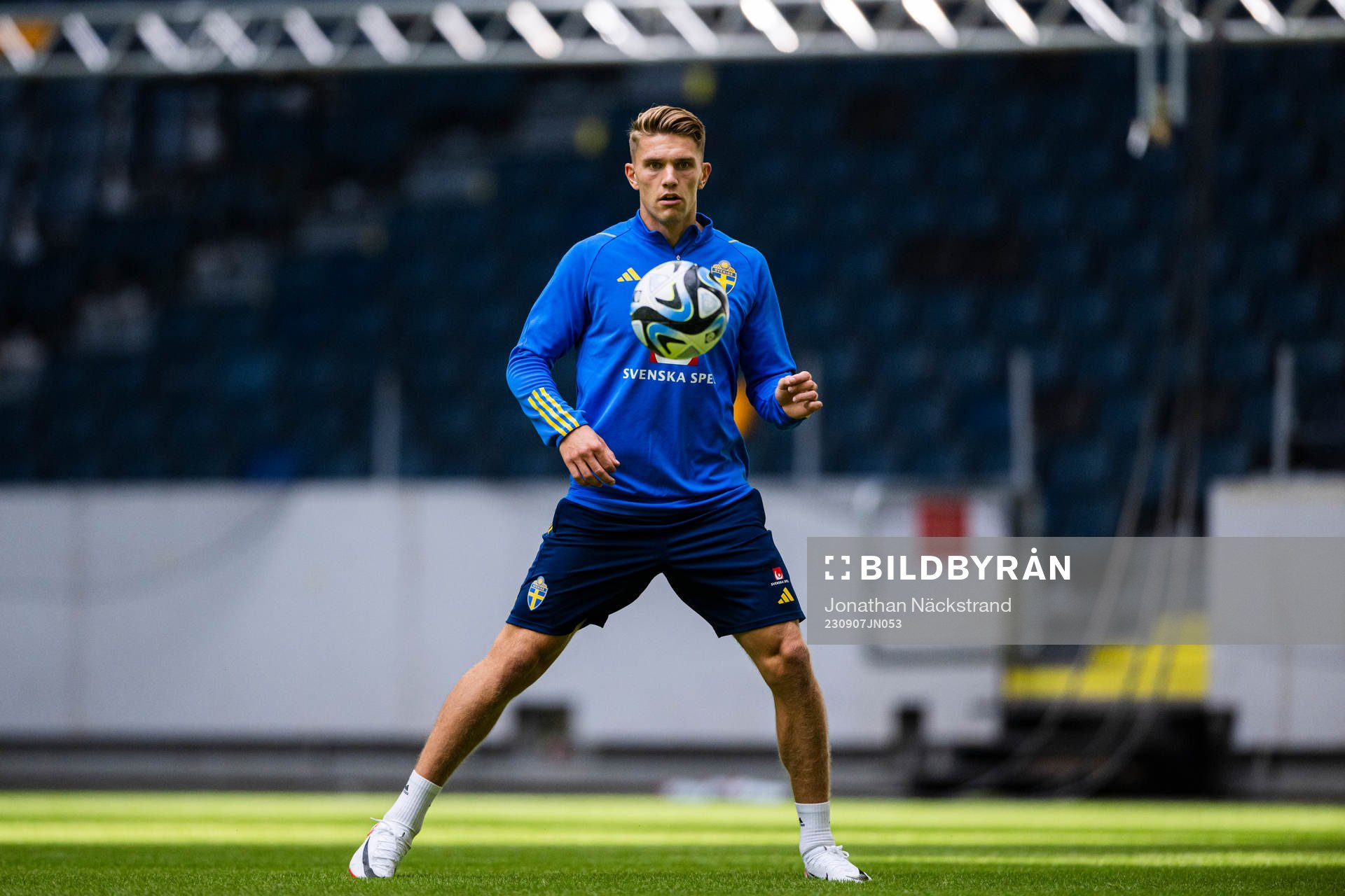 Viktor Gyökeres of the Swedish national football team