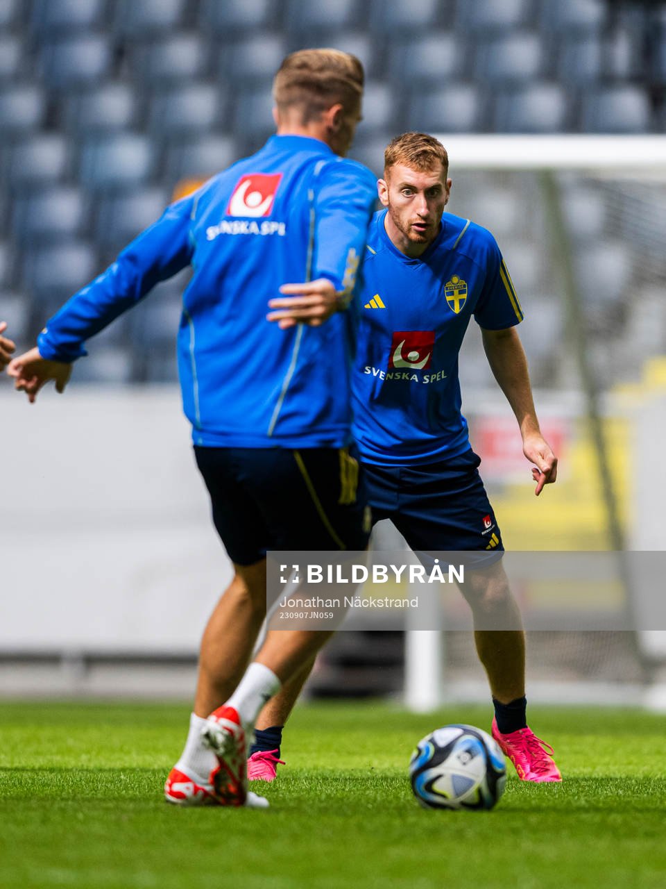 Dejan Kulusevski of the Swedish national football team