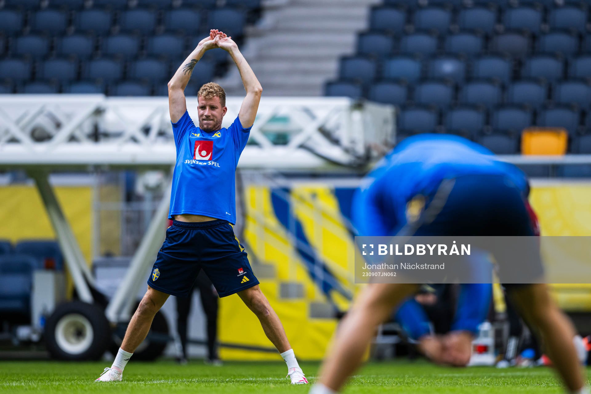 Samuel Gustafson of the Swedish national football team