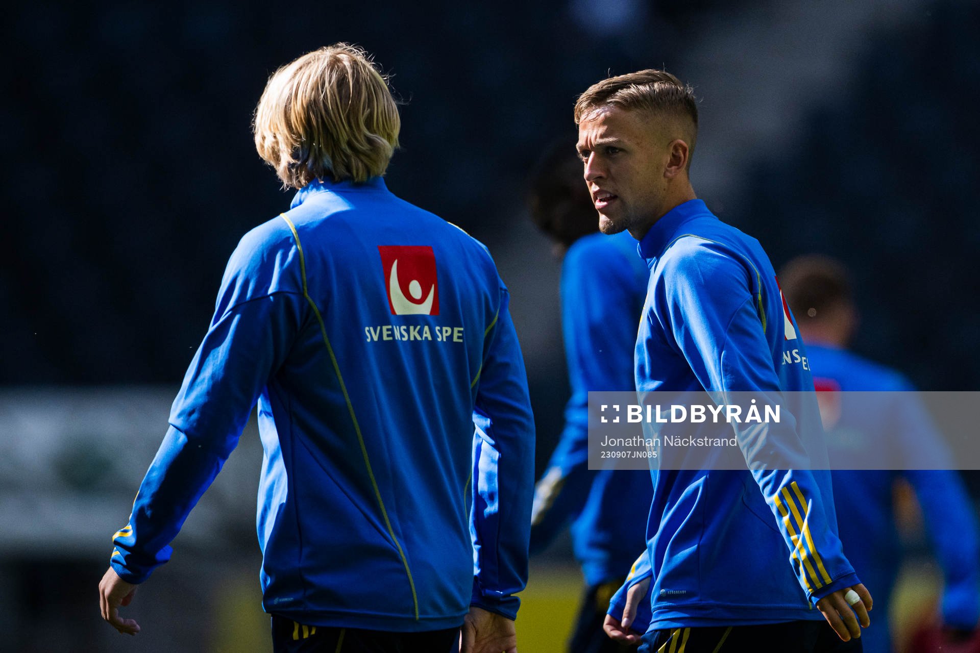 Jesper Karlsson of the Swedish national football team