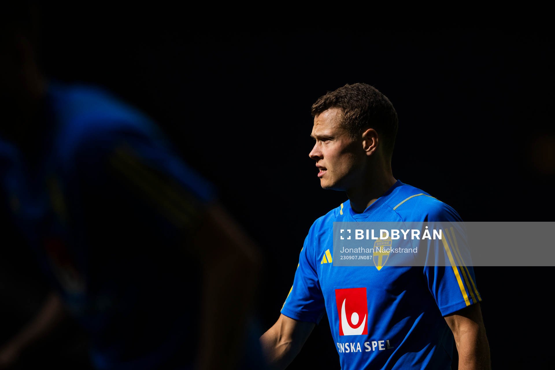 Viktor Claesson of the Swedish national football team