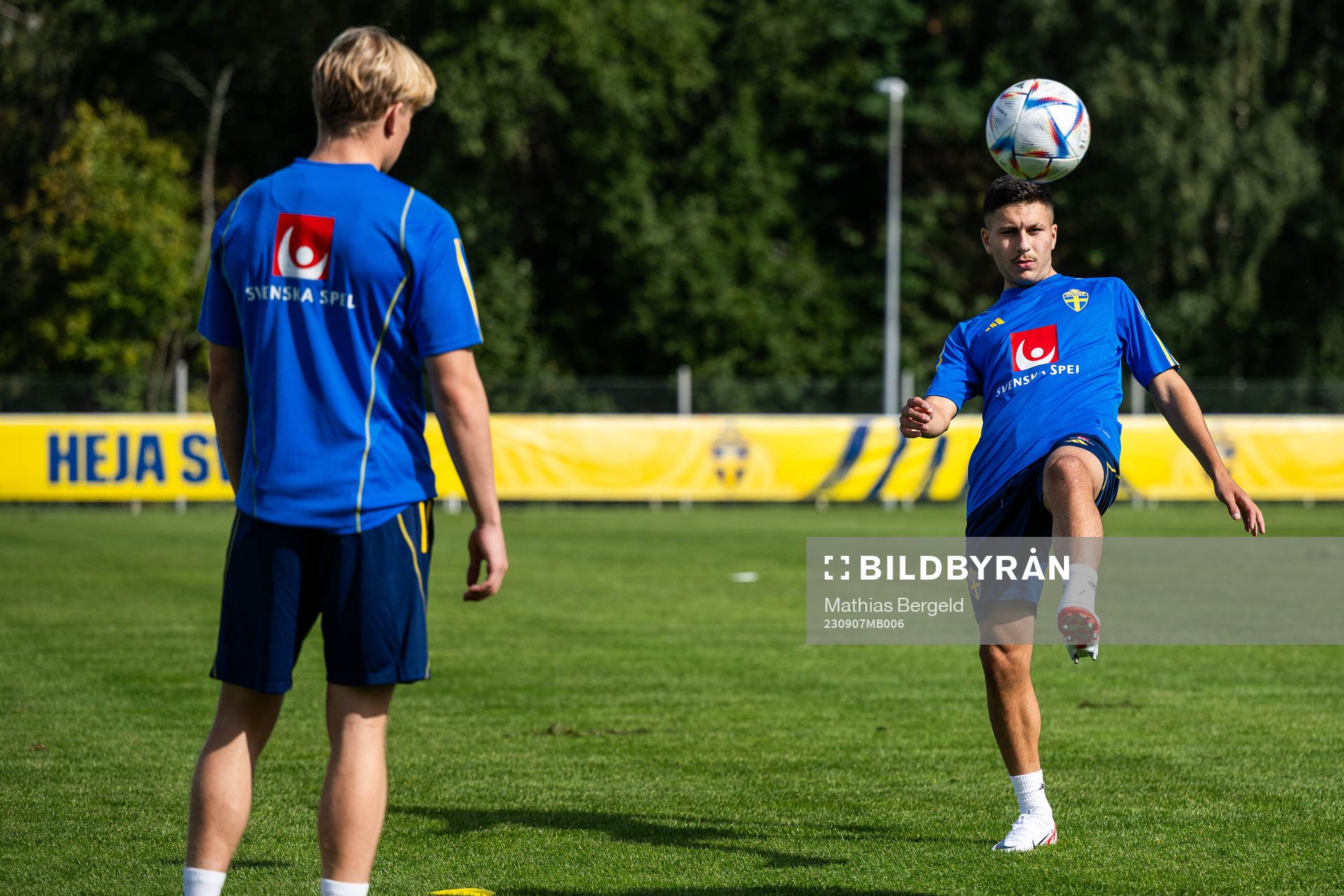 Roony Bardghji of the Swedish under-21 national football