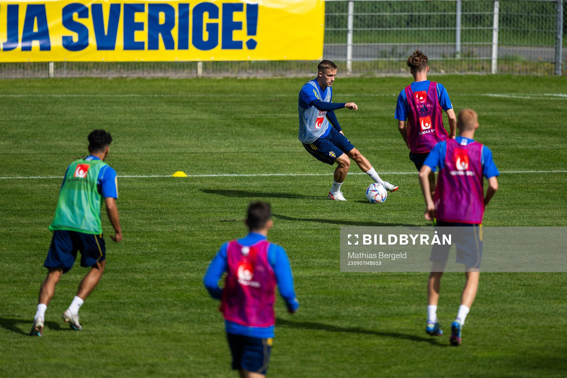 Jacob Ondrejka of the Swedish under-21 national football