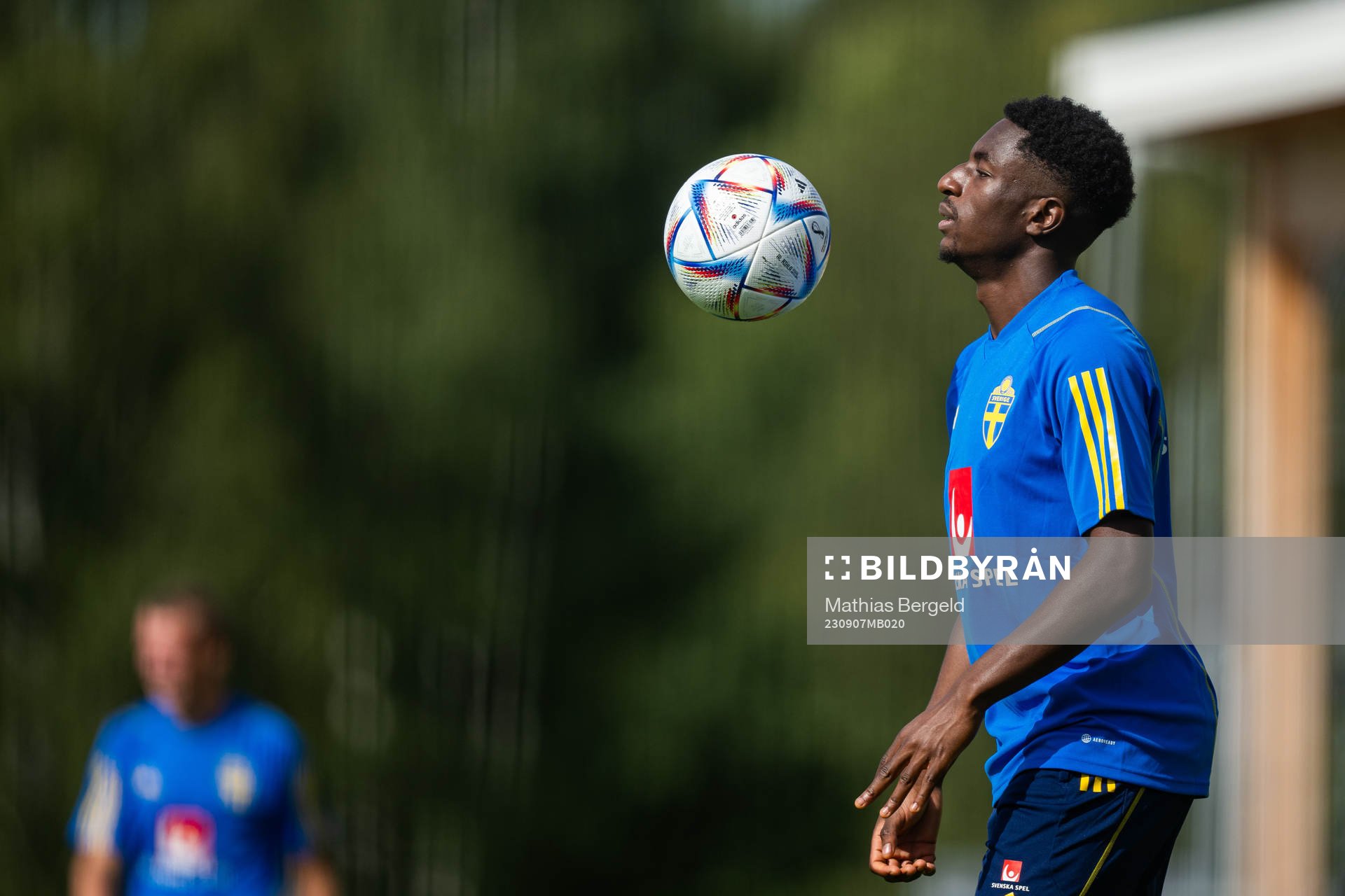 Josafat Mendes of the Swedish under-21 national football