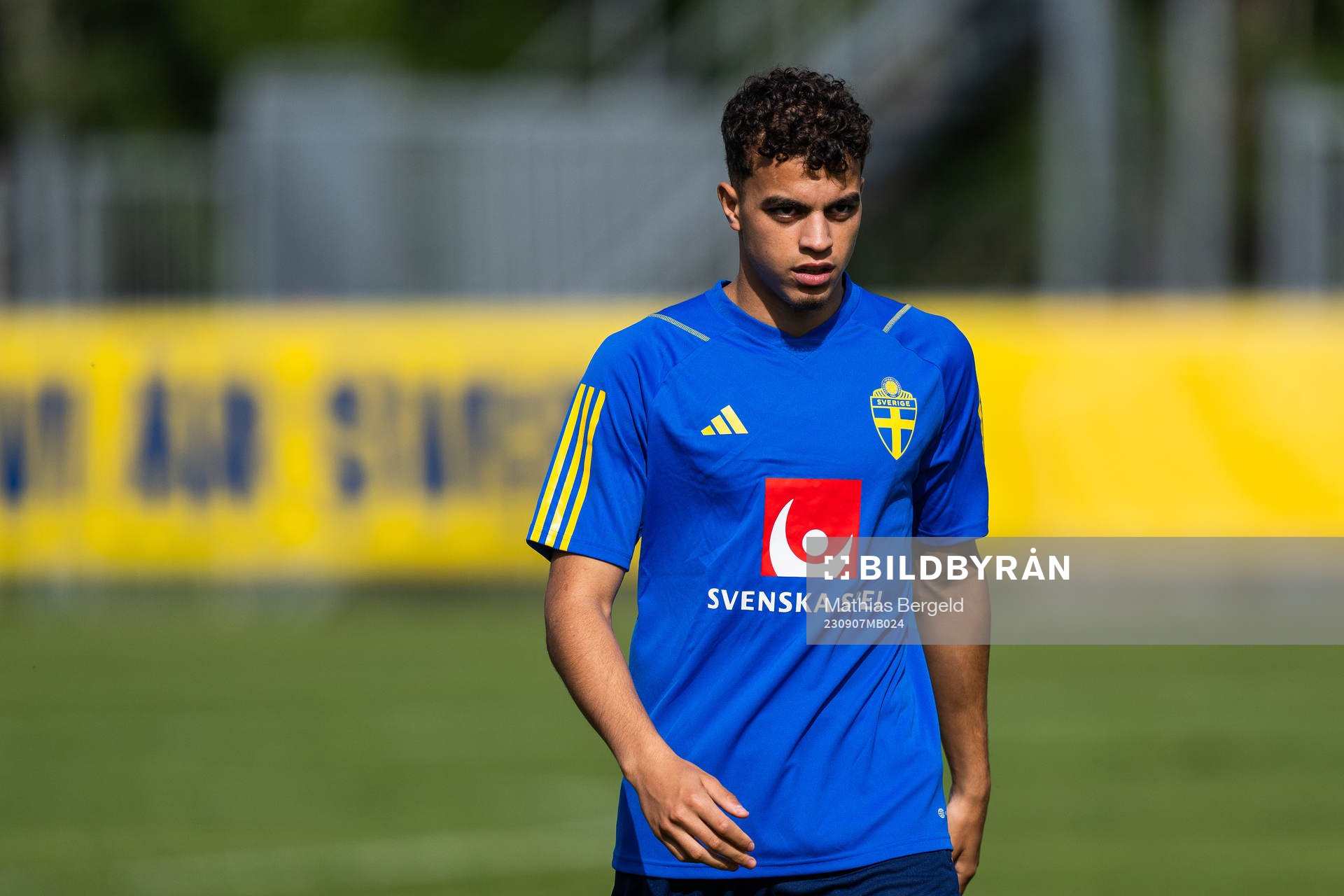 Yasin Ayari of the Swedish under-21 national football team