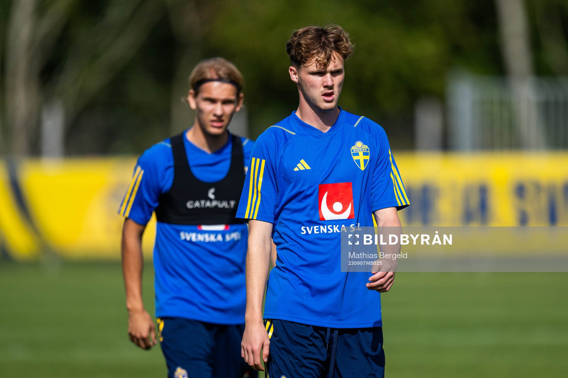 Williot Swedberg of the Swedish under-21 national football