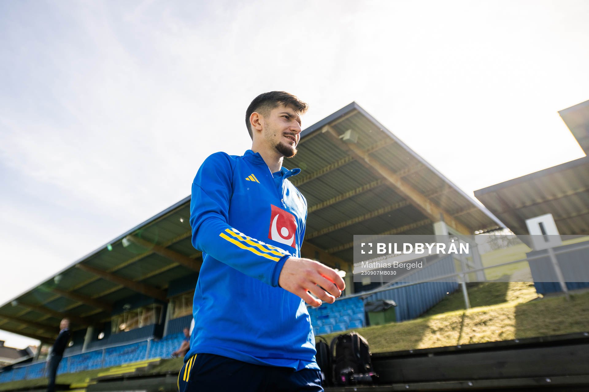 Armin Gigovic of the Swedish under-21 national football team