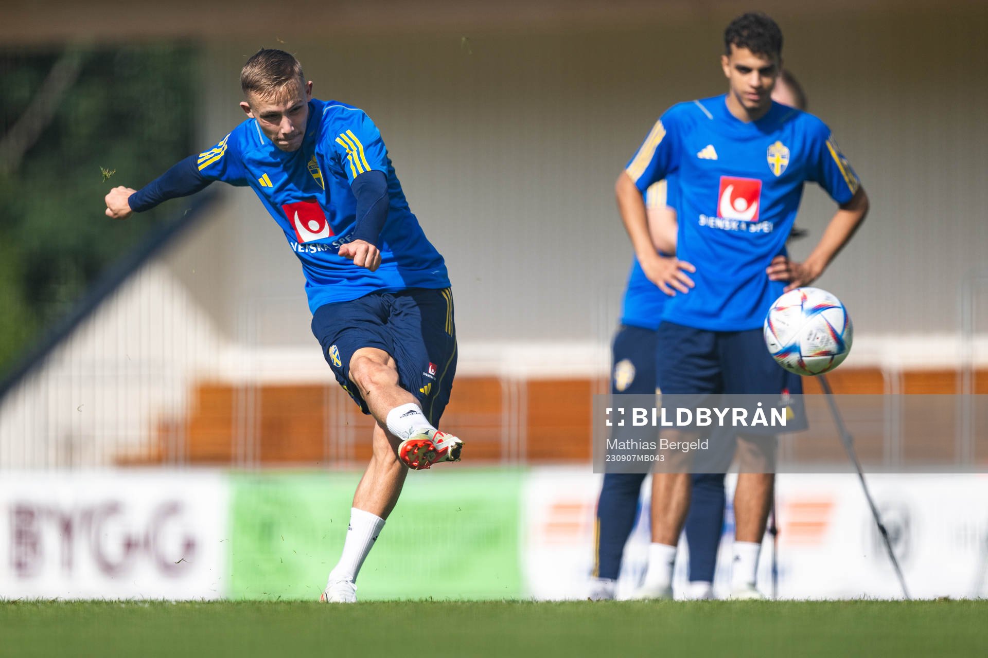 Jacob Ondrejka of the Swedish under-21 national football