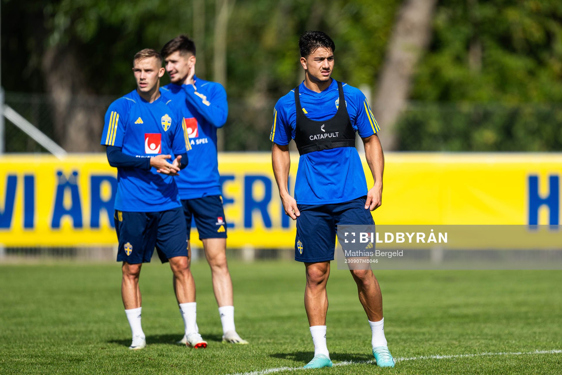 Jusef Erabi of the Swedish under-21 national football team
