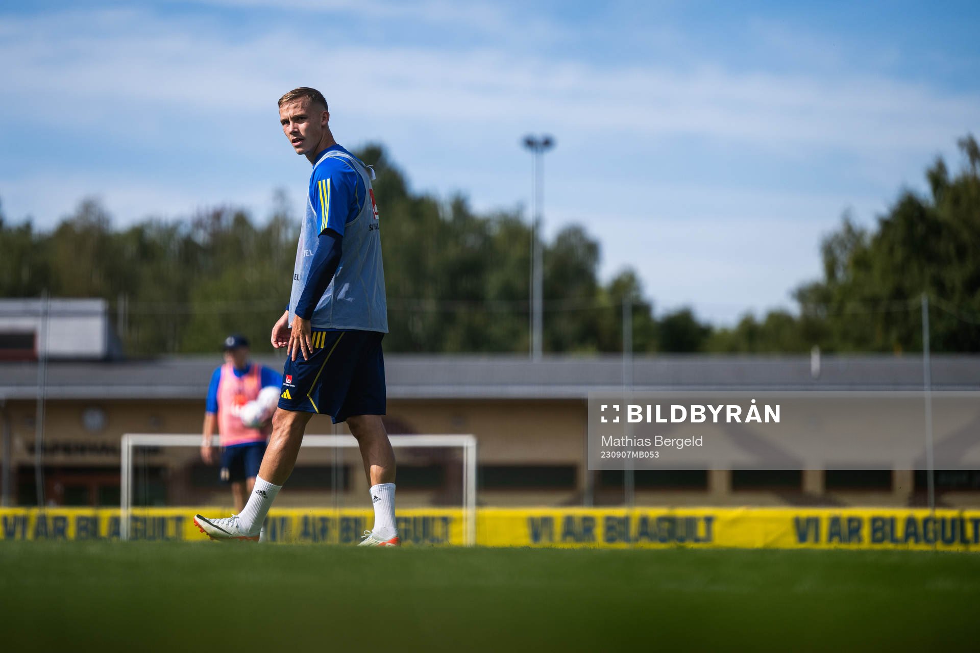 Jacob Ondrejka of the Swedish under-21 national football