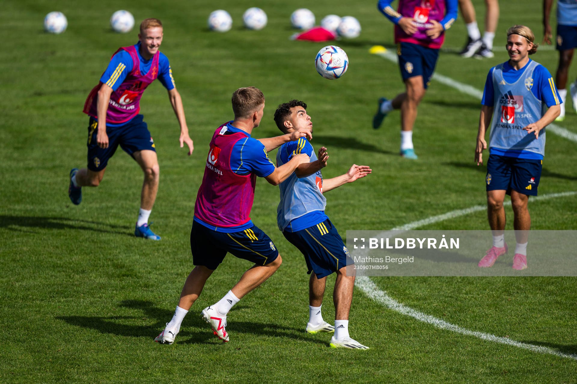 Casper Widell and Yasin Ayari of the Swedish under-21