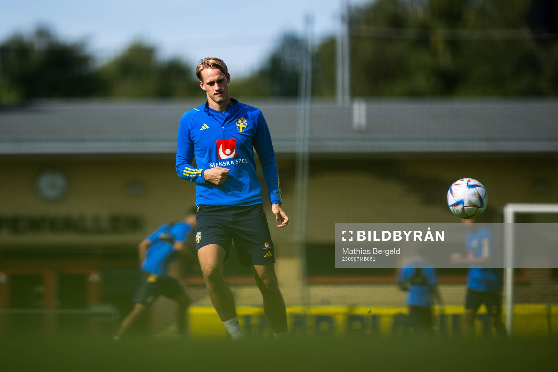 Oscar Vilhelmsson of the Swedish under-21 national football