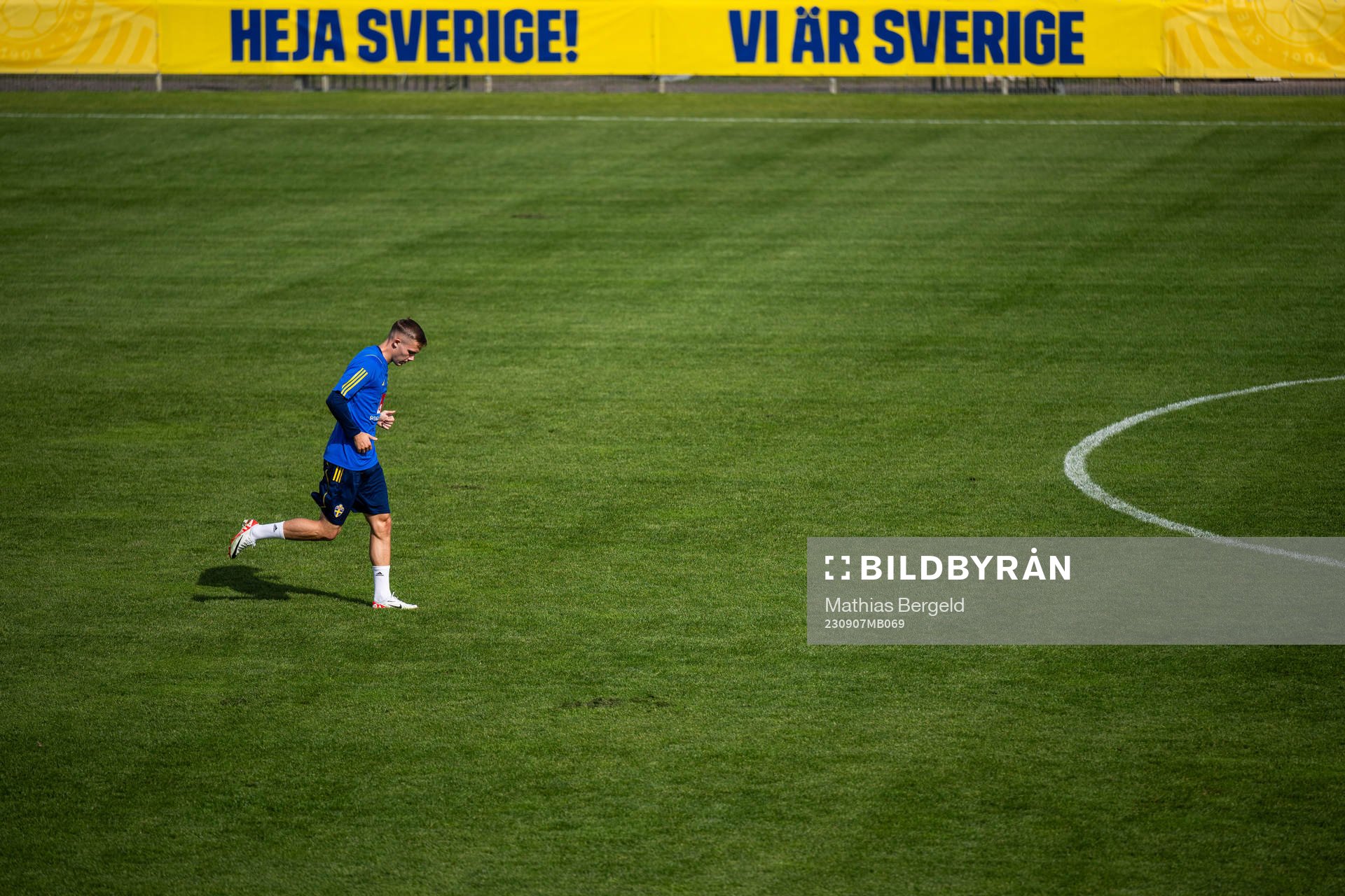 Jacob Ondrejka of the Swedish under-21 national football