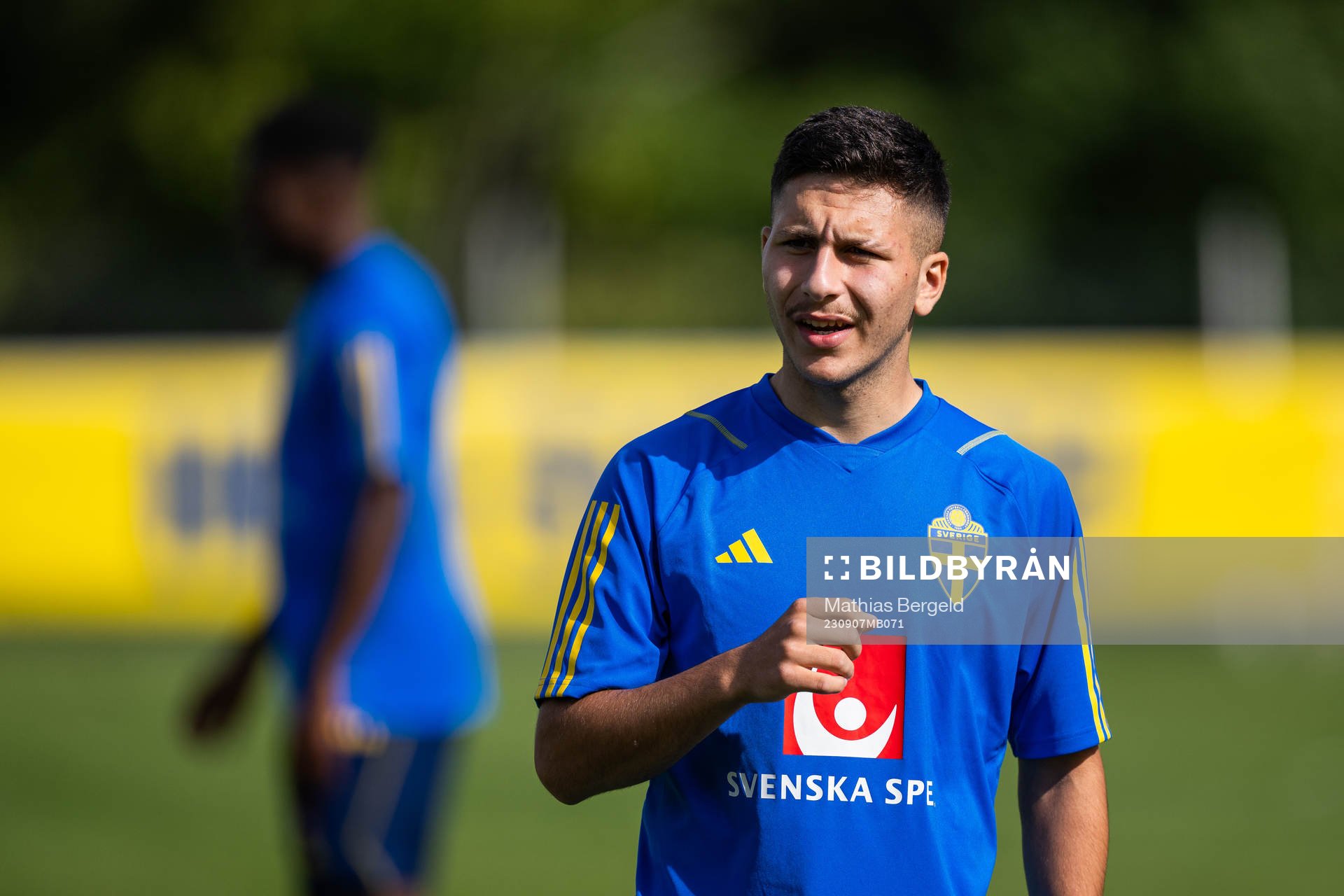 Roony Bardghji of the Swedish under-21 national football