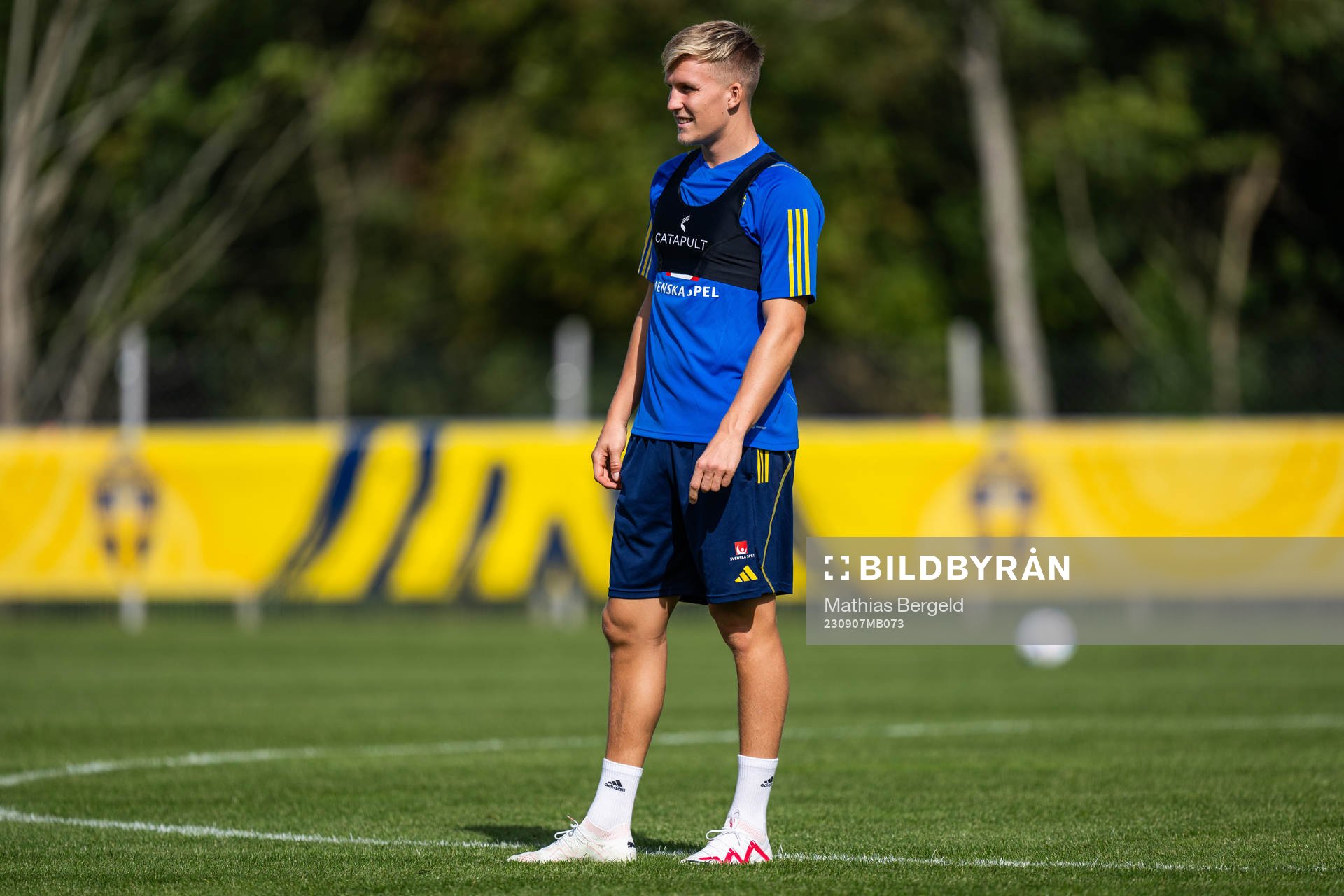 Casper Widell of the Swedish under-21 national football team
