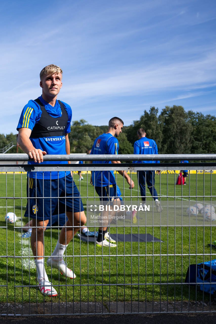 Casper Widell of the Swedish under-21 national football team