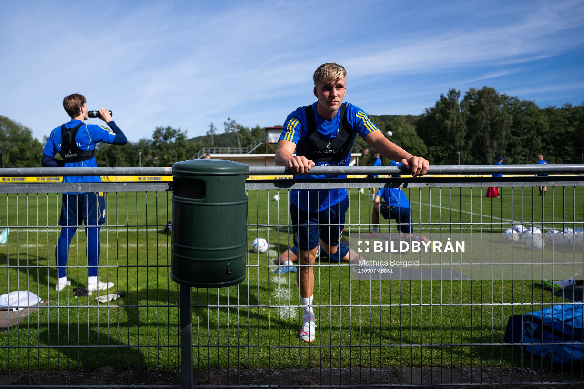 Casper Widell of the Swedish under-21 national football team