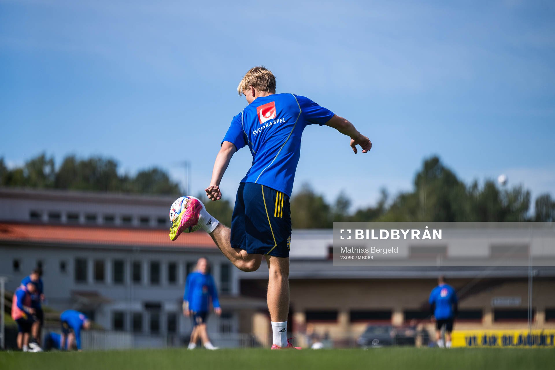 Daniel Svensson of the Swedish under-21 national football