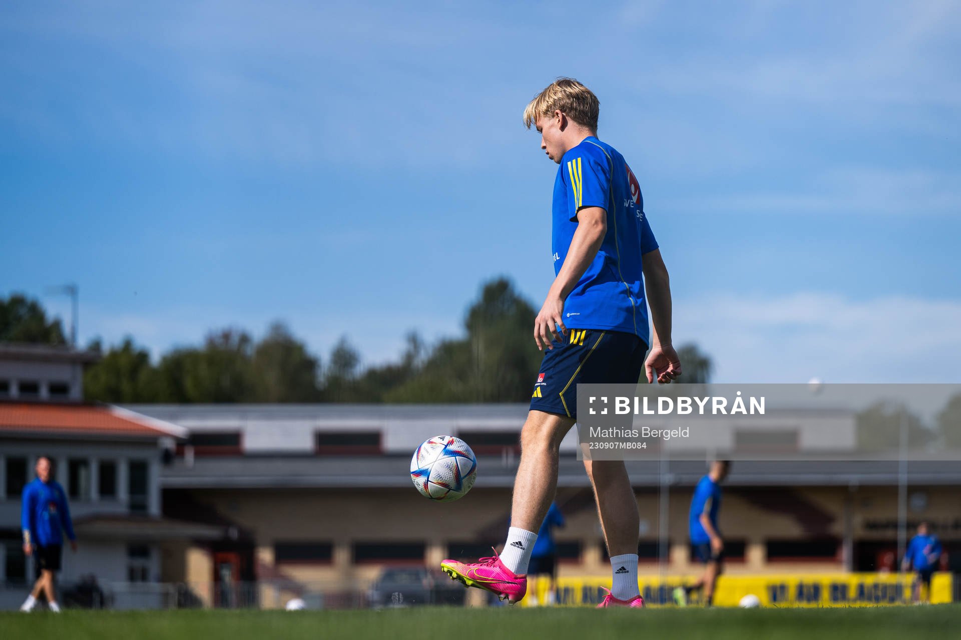 Daniel Svensson of the Swedish under-21 national football